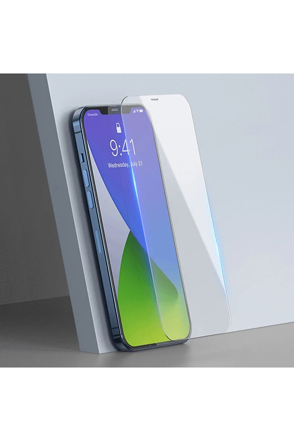 İphone 12 Mi̇ni̇ 5.4 0.3Mm Ful Tempered Cam Ekran Koruyucu 2 Adet Set-(1903) - Dropx2398-2563