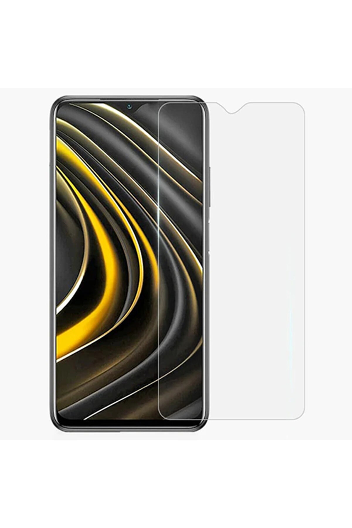 gizmurstore Xiaomi Poco M3 Tempered Kırılmaz Cam Ekran Koruyucu-(5775) - GMS7766-5927