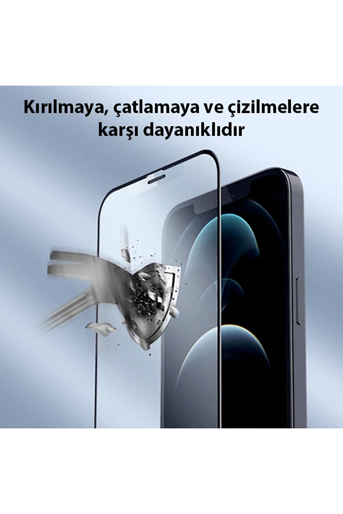 Gor İphone 12 Pro Max 9D Hardeni̇ng Tempered Full Cam Ekran Koruyucu-(1903) - Alvn6150-8925
