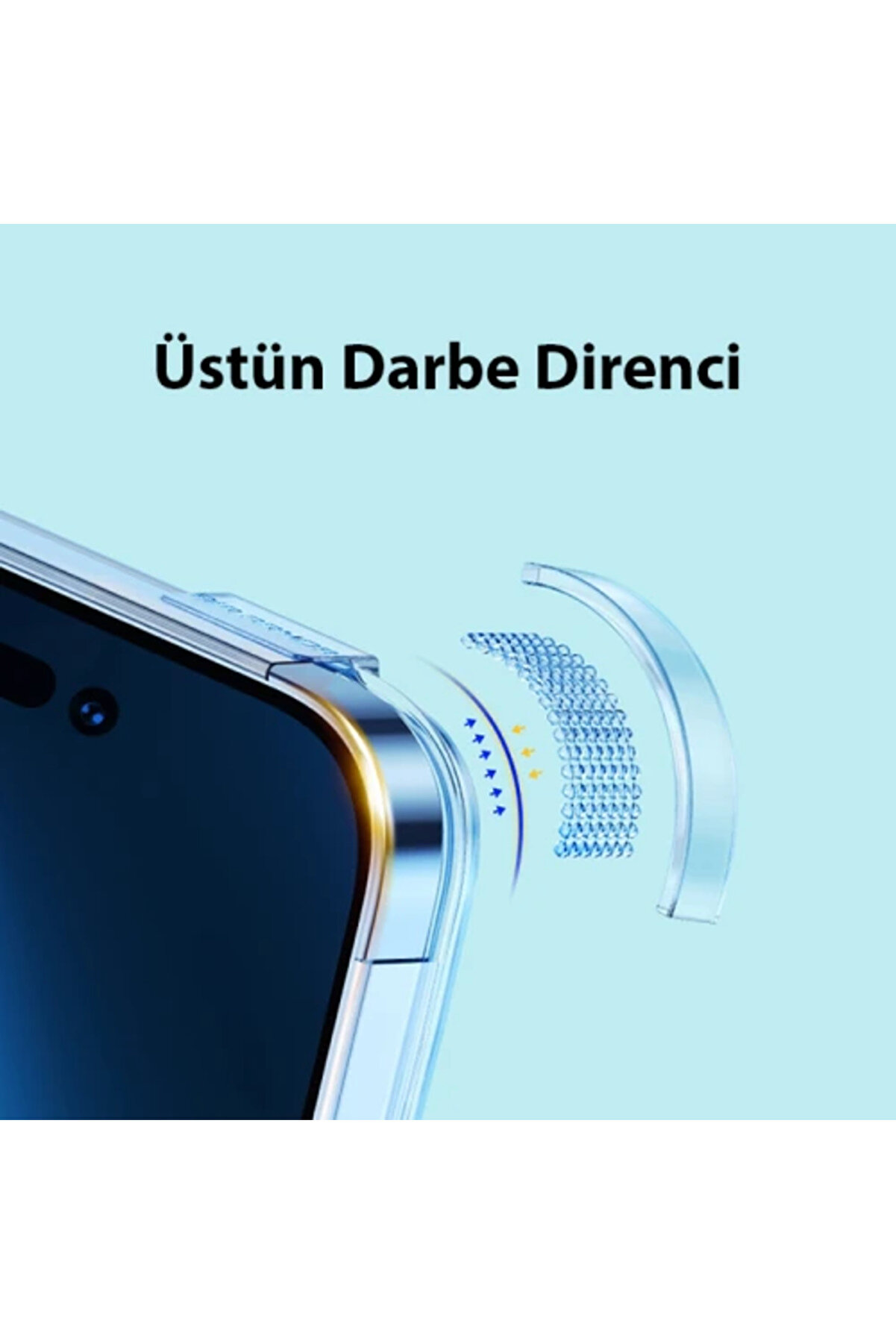 İphone 15 Pro Crystal Seri̇si̇ Manyeti̇k Magsafe Si̇li̇kon Kılıf + Tempered Ekran K - Dropx1594-6851