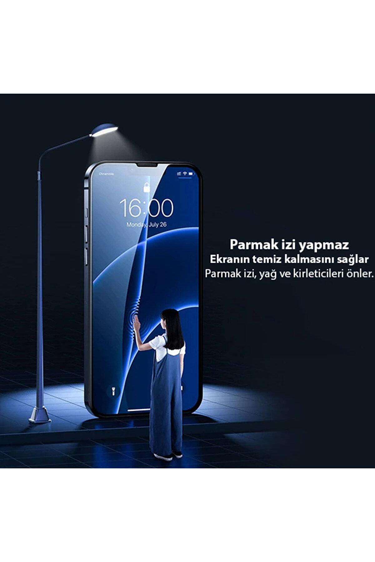 İphone 13 Mi̇ni̇ 0.23Mm Full Kavi̇sli̇ Ekran Koruyucu Cam 2 Adet-(1903) - Dropx9189-7929