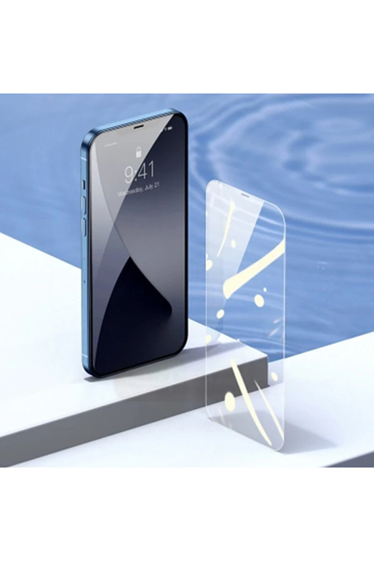 İphone 12 Pro Max 6.7 0.15Mm Full Tempered Cam Ekran Koruyucu 2Set-(1903) - Dropx1583-9481