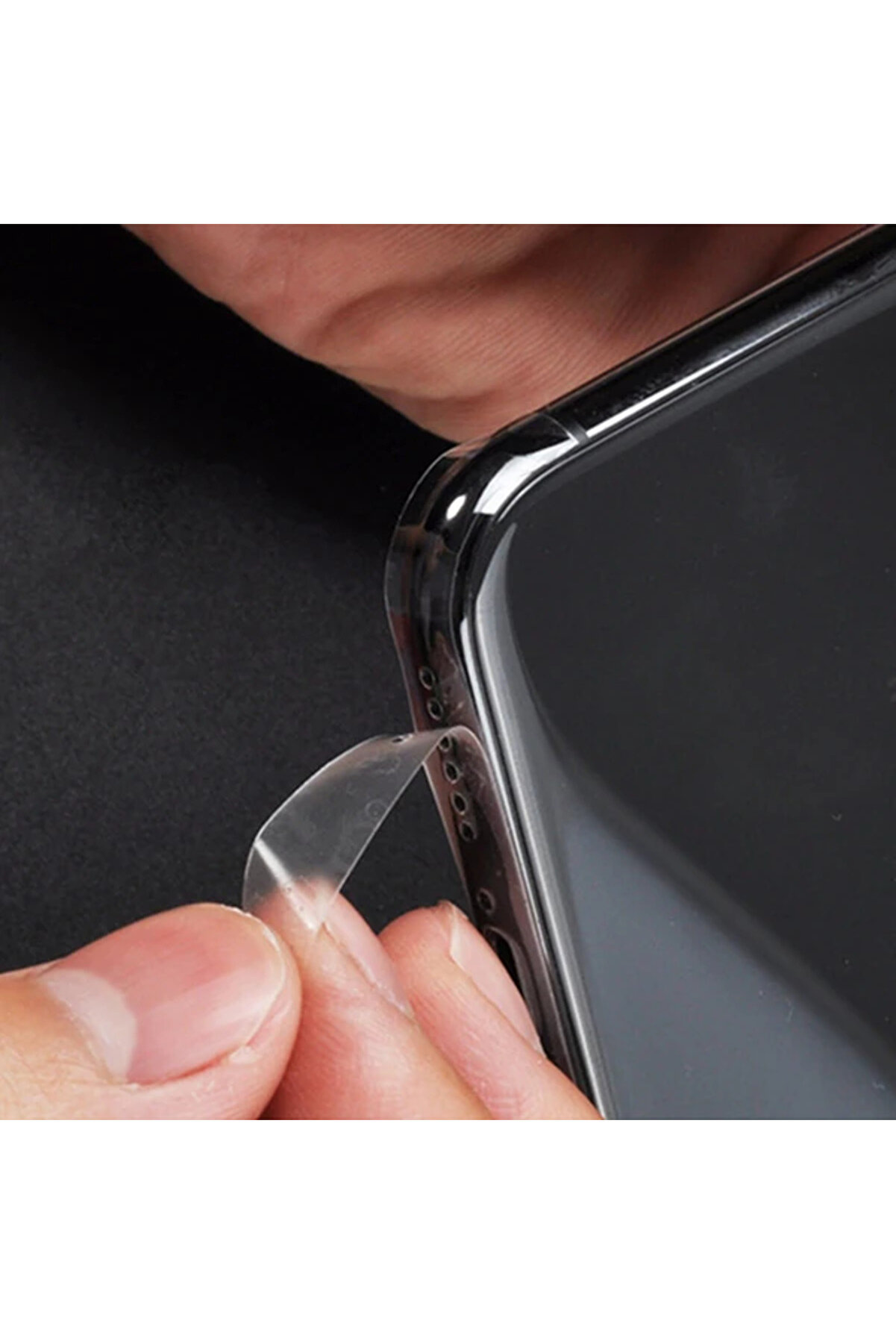 İphone Xs Hi̇drojel Hayalet Yan Alt Üst Kamera Kaplama-(5775) - Gms3473-5539