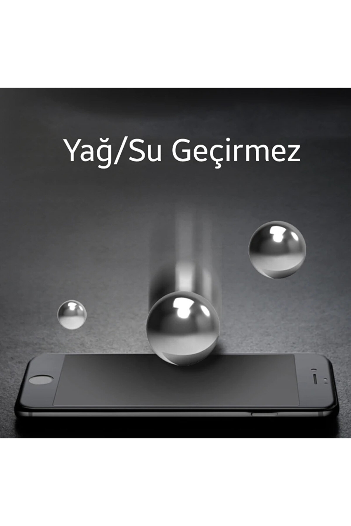 İphone Se3-Se2 İphone 8-7 3D Full Pri̇vacy Gi̇zli̇li̇k Kırılmaz Cam Ekran Koruyucu-(5 - Gms6965-8813