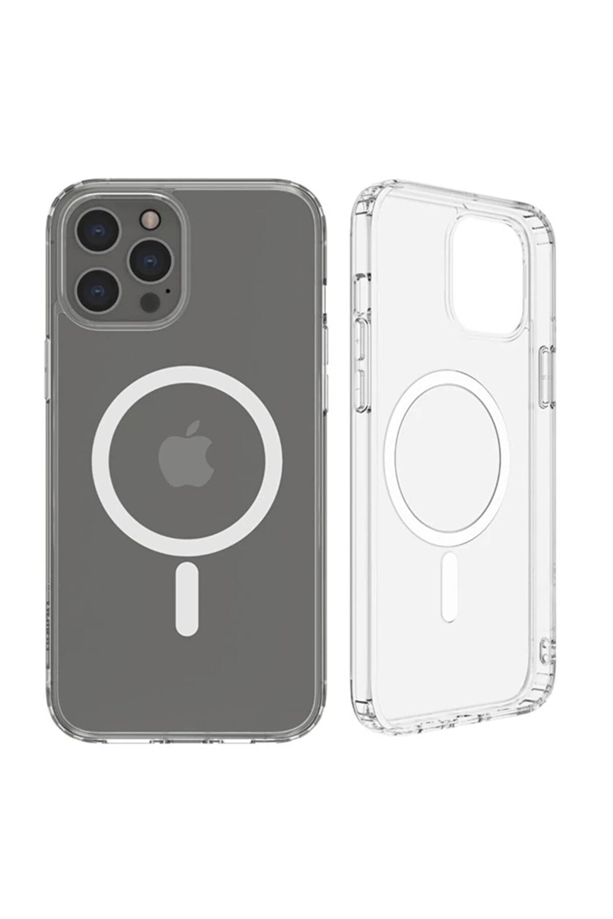 CepteToptan ALLY iPhone 13 Pro Magsafe Uyumlu Manyetik Kılıf Silikon Kılıf-(1903) - DROPX4170-1245