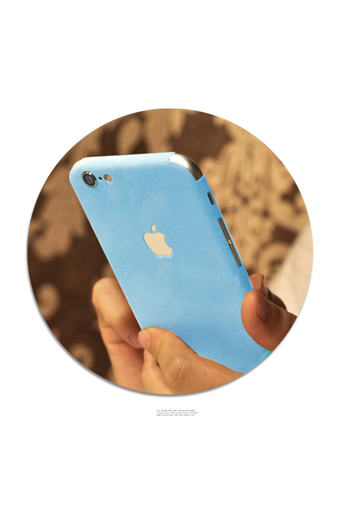 gizmurstore İPhone 7 Suet Kaplama Sticker-(5775) - GMS7037-3351