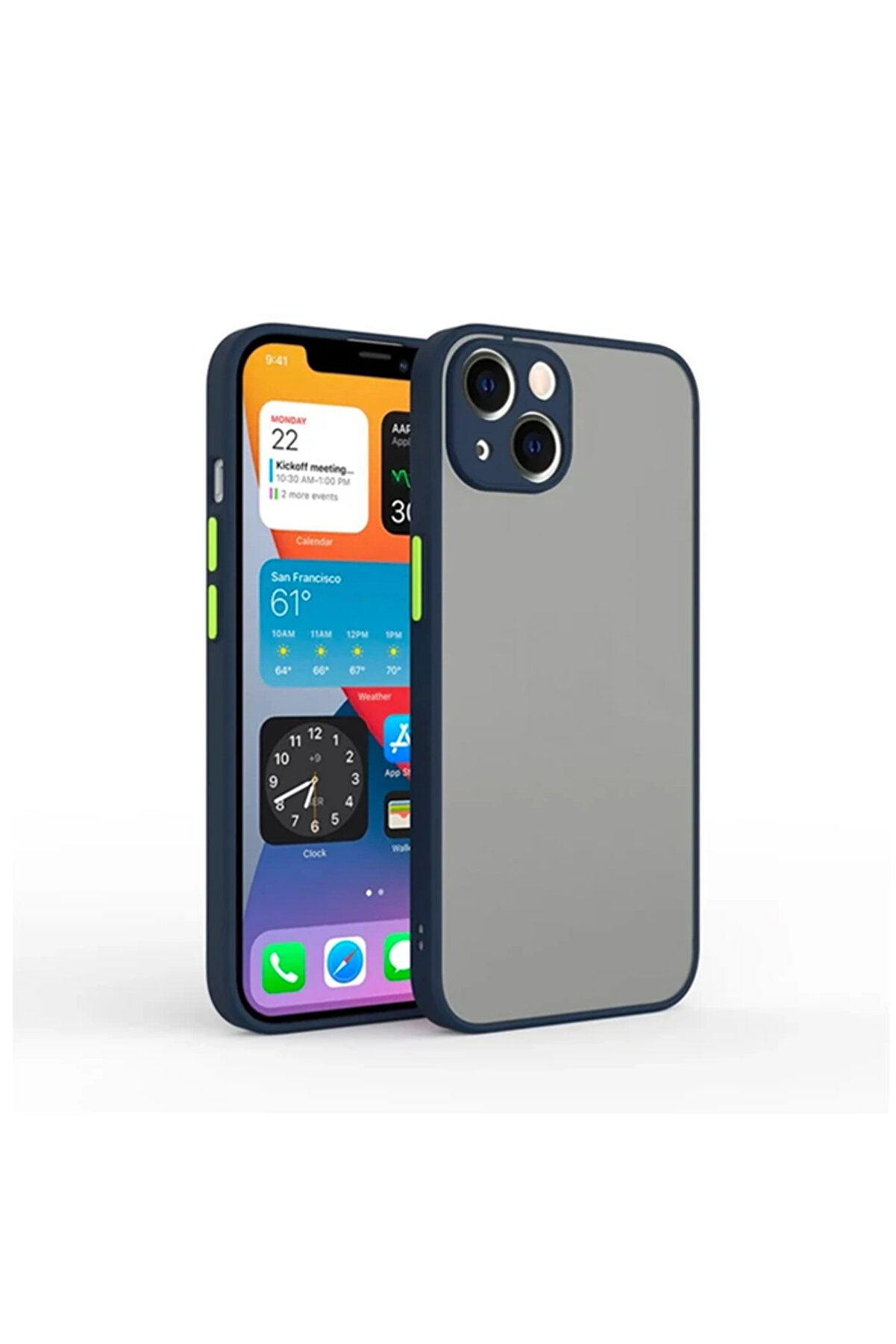 İphone 13 Mi̇ni̇ 5.4İnç Kamera Korumalı Premi̇um Si̇li̇kon Kılıf-(1903) - Dropx3428-6159