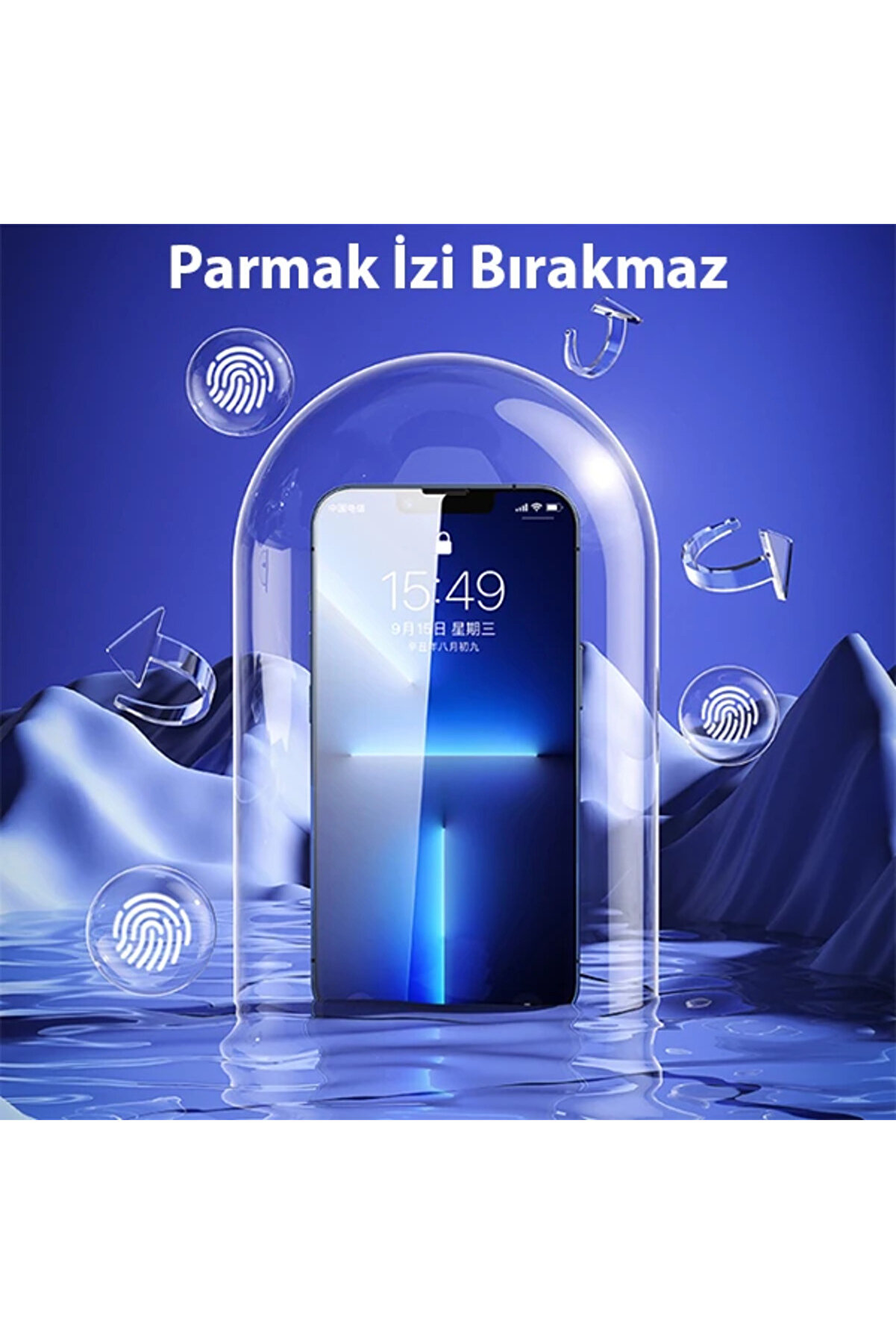 Gor İphone 13 Pro Max Darbe Emi̇ci̇ Ekran Koruyucu Jelati̇n 5 Adet Set-(1903) - Dropx5315-8780