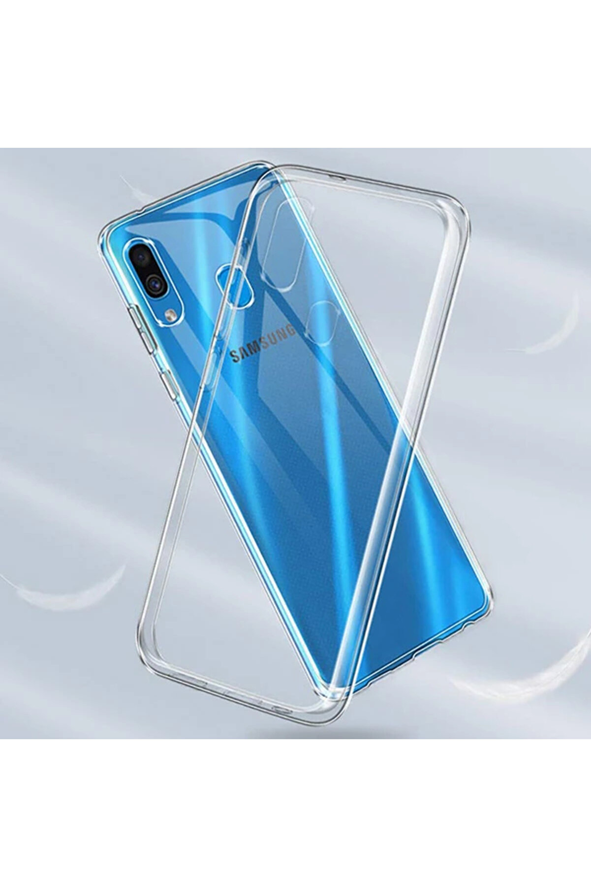 Ally Sm Galaxy A20/A30 Ultra Koruma Soft Şeffaf Si̇li̇kon Kılıf-(5775) - Gms2239-1575