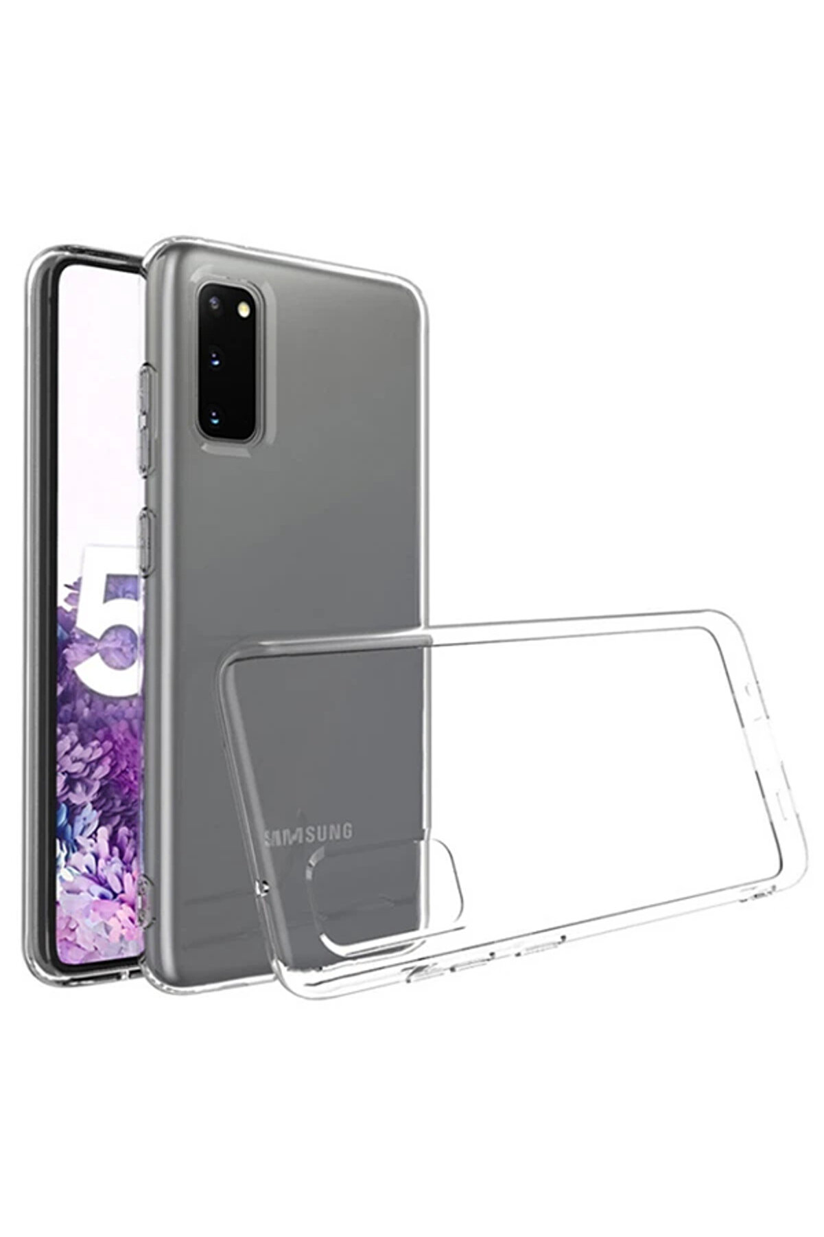 CepteToptan SM Galaxy S20/ S2 Lite 2.0mm Şeffaf Silikon kılıf Shockproof kılıf -> Ş - DROPX1231-8444