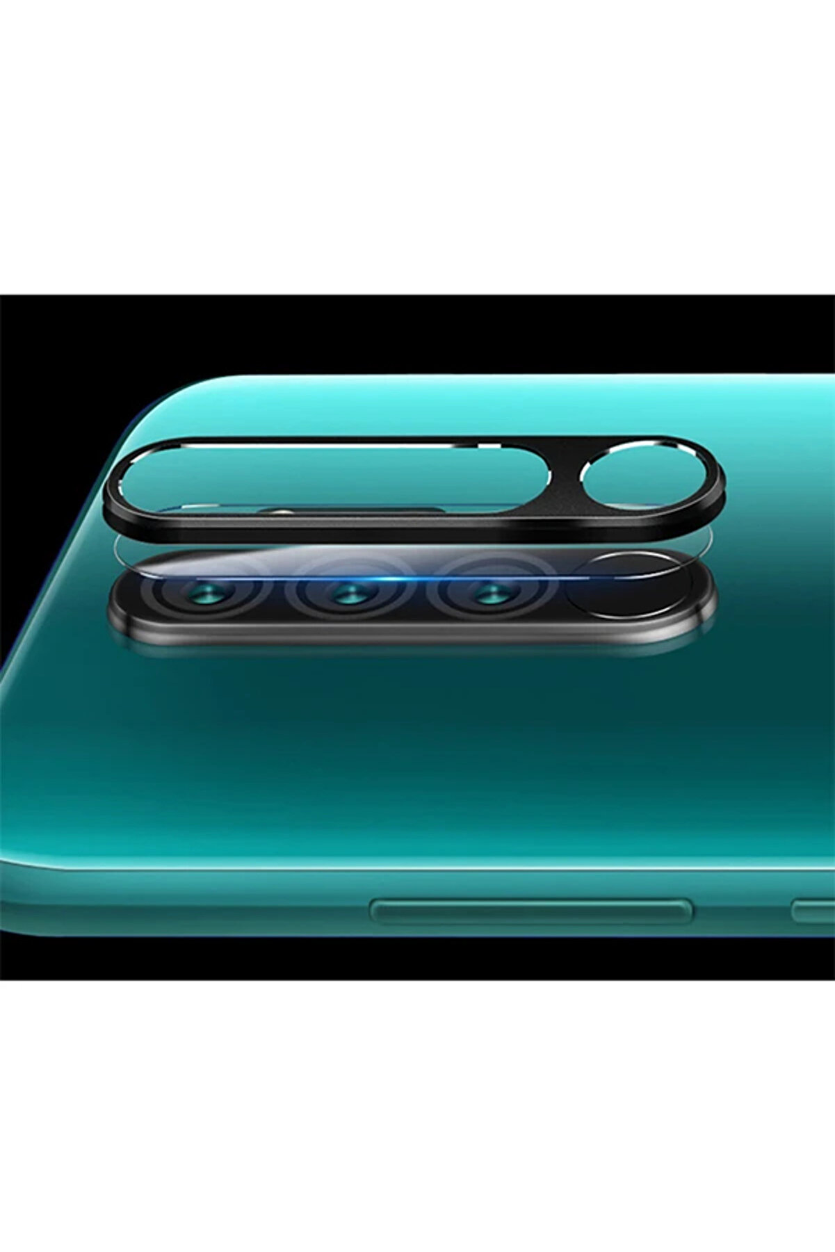 Xi̇aomi̇ Redmi̇ Note 8 Pro Kamera Koruma Cam+ Metal Lens Seti̇-(1903) - Dropx6679-1245