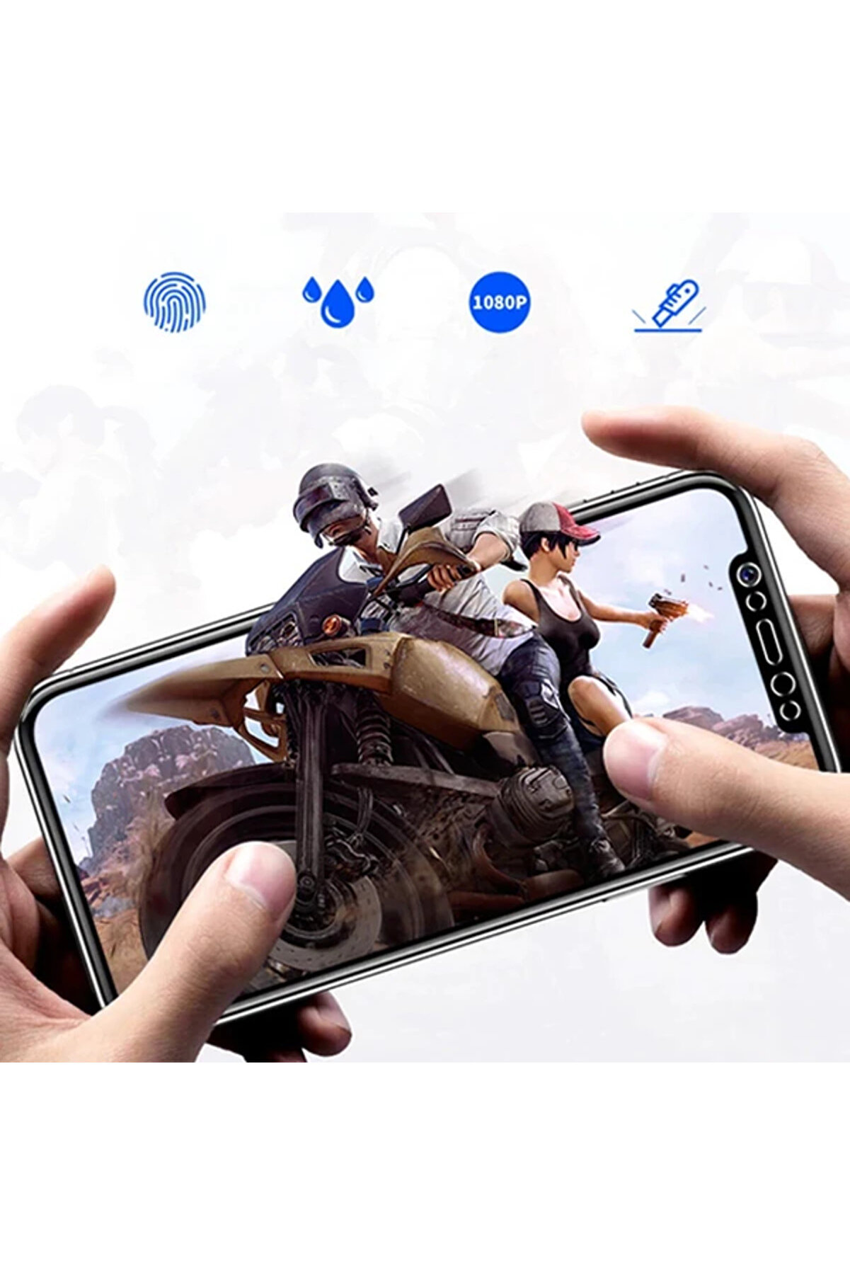 Xi̇aomi̇ Mi̇ 10T-10T Pro 3D Full Pri̇vacy Gi̇zli̇li̇k Tempered Cam Ekran Koruyucu-(1903 - Dropx2373-3994