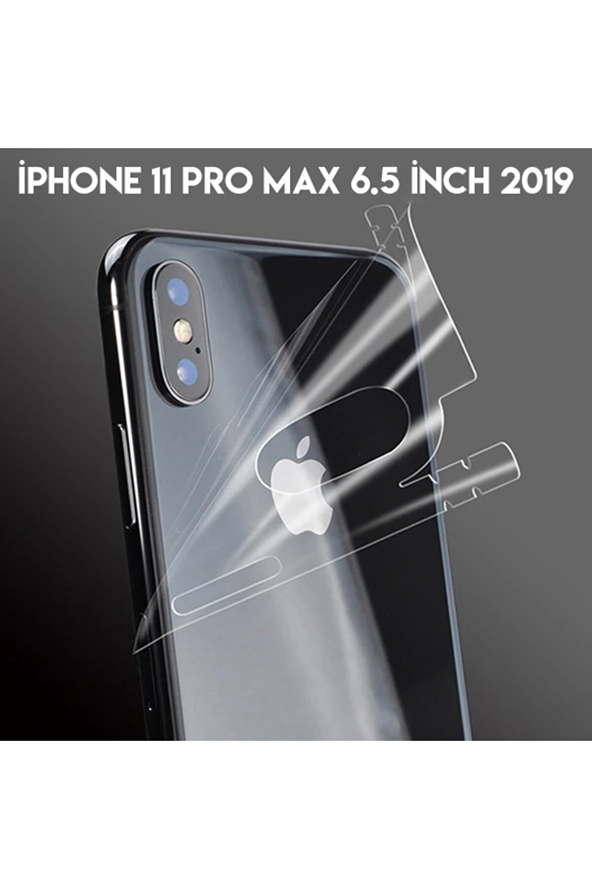 İphone 11 Pro Max 6.5 Hi̇drojel Hayalet Arka Yan Tam Kaplama Koruyucu Fi̇lm-(5775) - Gms8180-6007