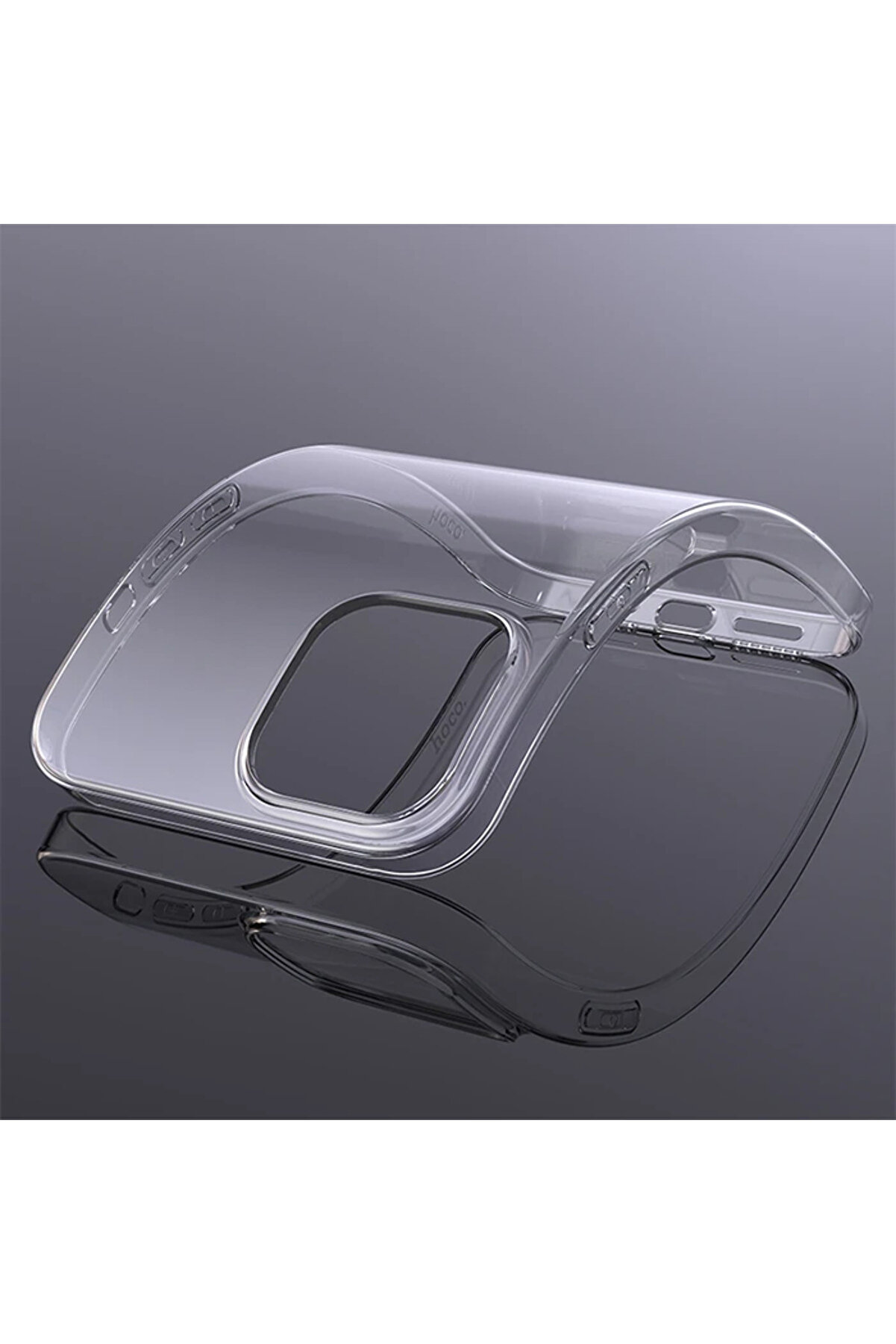 Hoco Li̇ght Seri̇es Tpu İphone 15 Plus Şeffaf Kılıf-(5775) - Gms1949-2446
