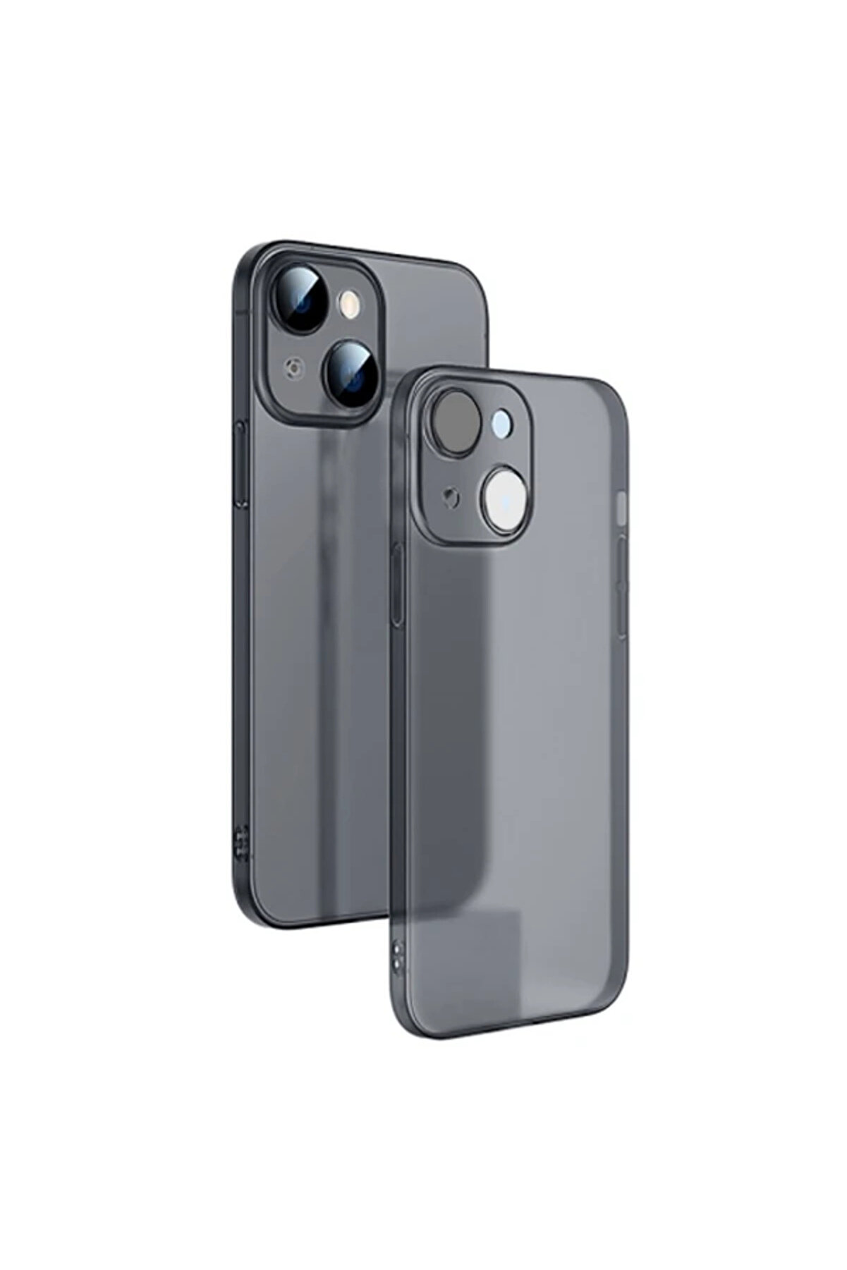 Ally İphone 14 Plus 6.7İnch Frosted Glass Şeffaf Kamera Korumalı Kılıf-(5775) - Gms3741-1580