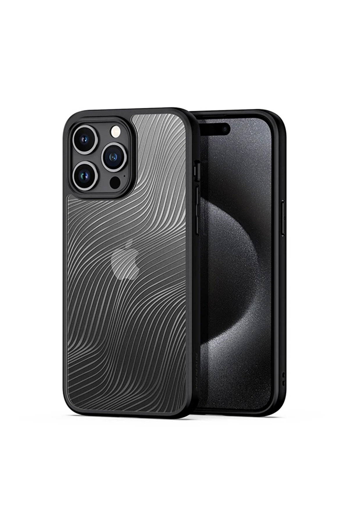 gizmurstore Dux Ducis iPhone 15 Pro Aimo Series Premium Buzlu Sert PC-TPU Kılıf-(5775) - GMS8054-3926