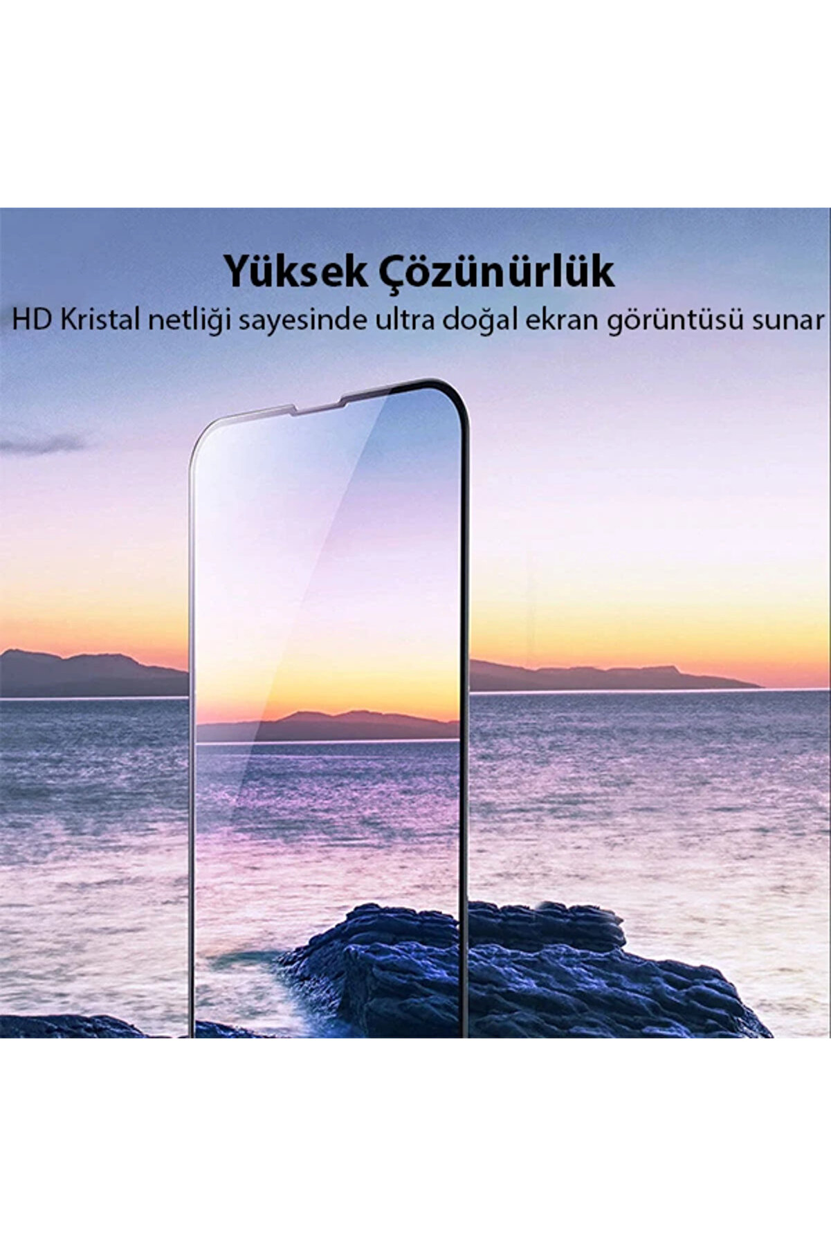İphone 13 Mi̇ni̇ 0.23Mm Full Kavi̇sli̇ Ekran Koruyucu Cam 2 Adet-(1903) - Dropx9189-7929