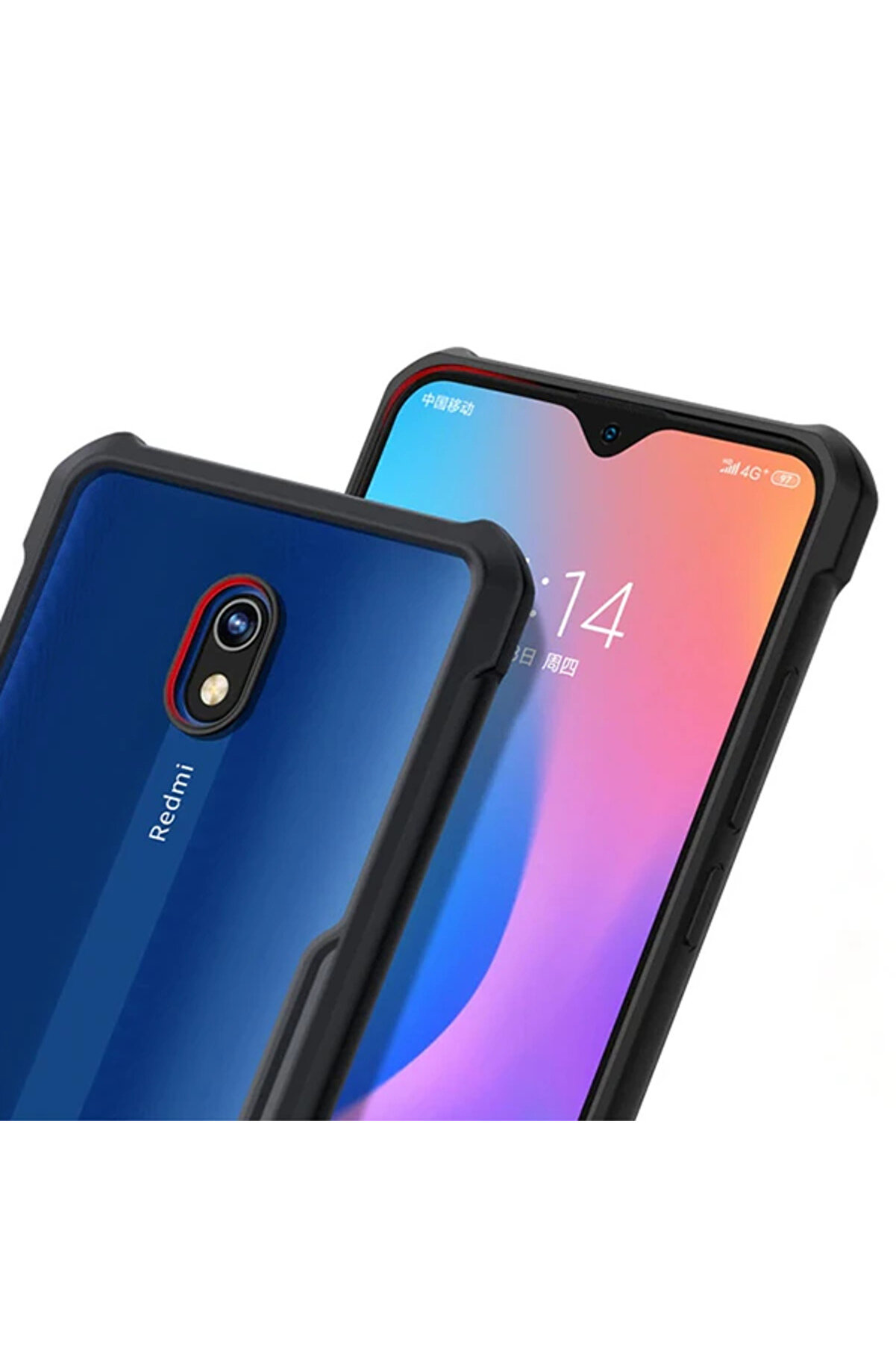 Xi̇aomi̇ Redmi̇ 8 Shok Absorpti̇on Pc+Tpu Darbe Emi̇ci̇ Kılıf-(5775) - Gms4329-7614