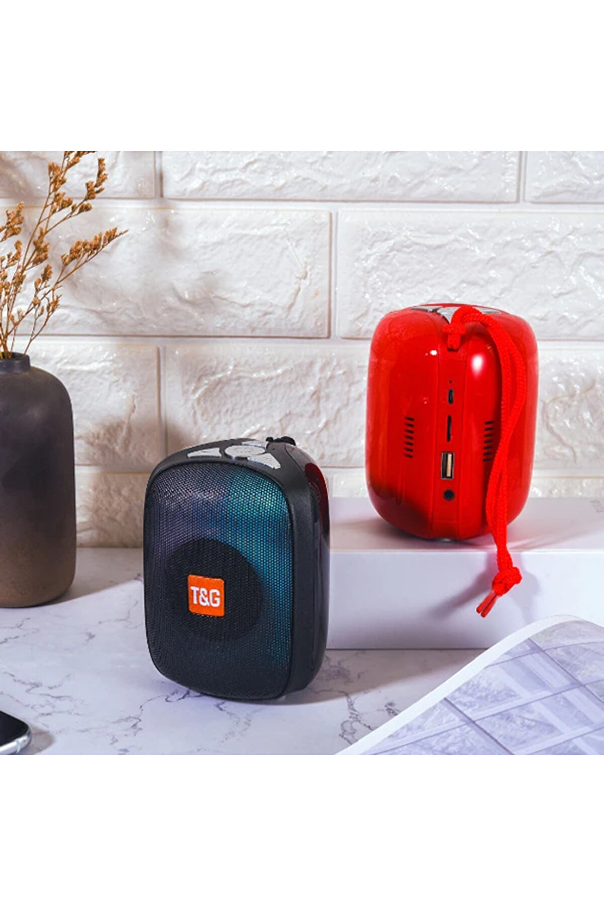 T&G Tg609 Kablosuz Wi̇reless Bluetooth 5.0 Speaker Hoparlör-(1903) - Dropx4254-7586