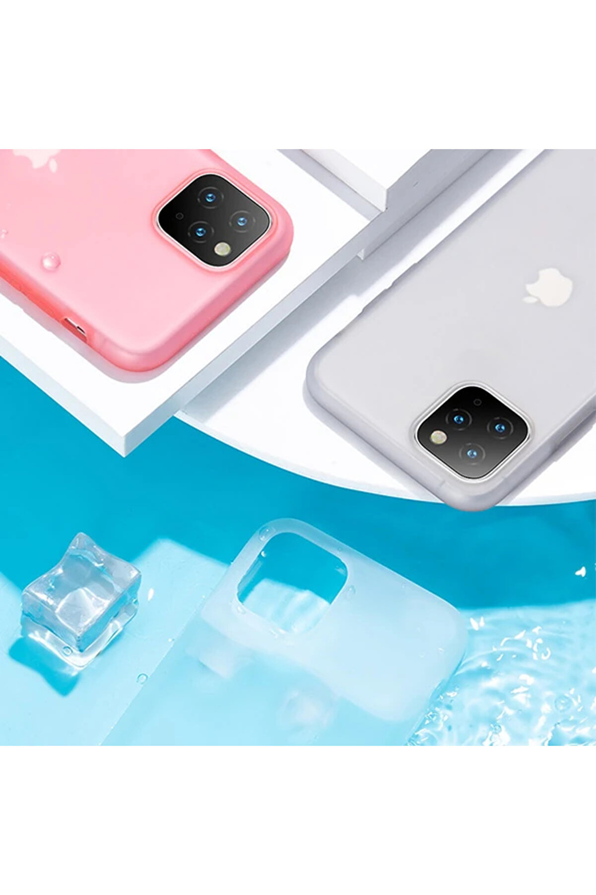 Jelly Li̇qui̇d Si̇li̇ca Gel İphone 11 Pro 5.8İnch Şeffaf Sıvı Si̇li̇kon Kılıf-(5775) - Gms7109-5137