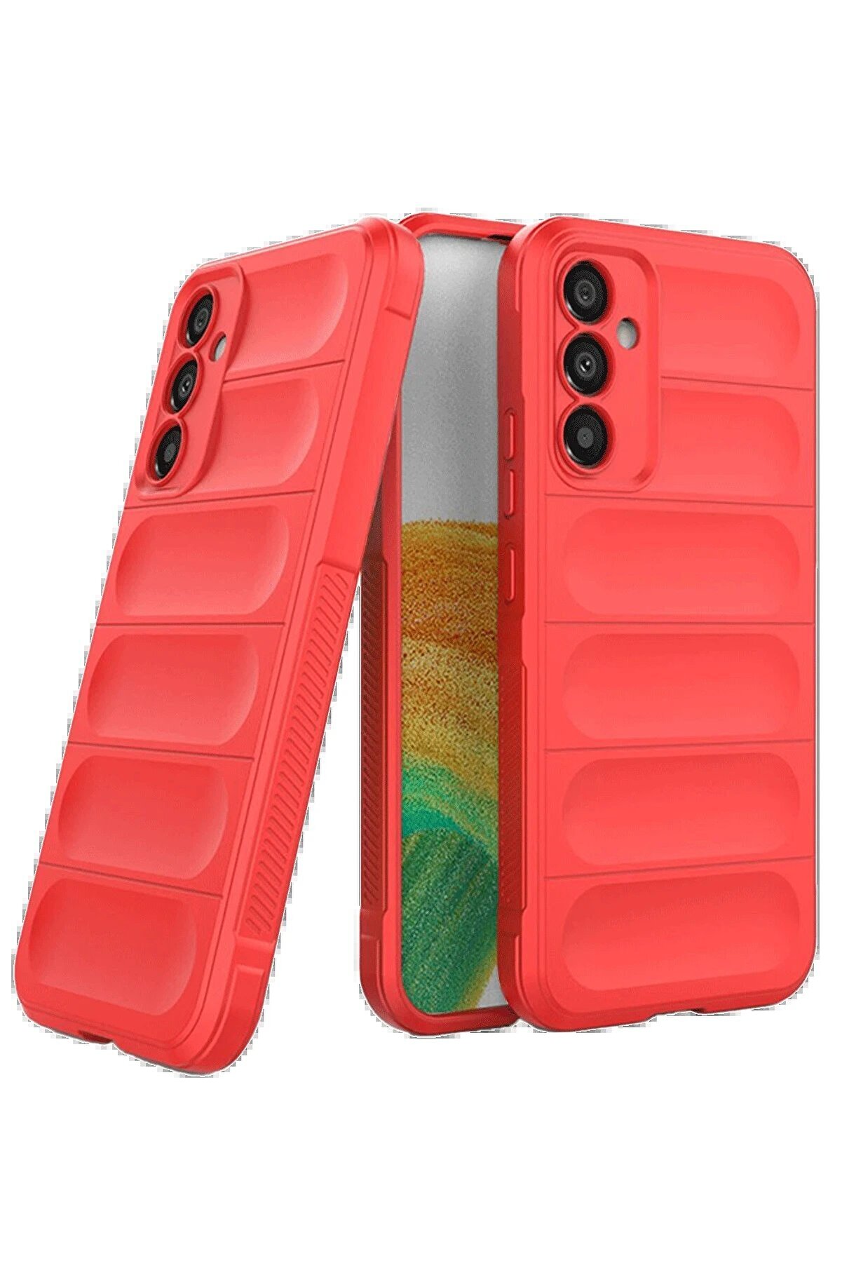 Samsung A36 Kılıf Opti̇mum Si̇li̇kon - Kırmızı - Dropx9587-4822