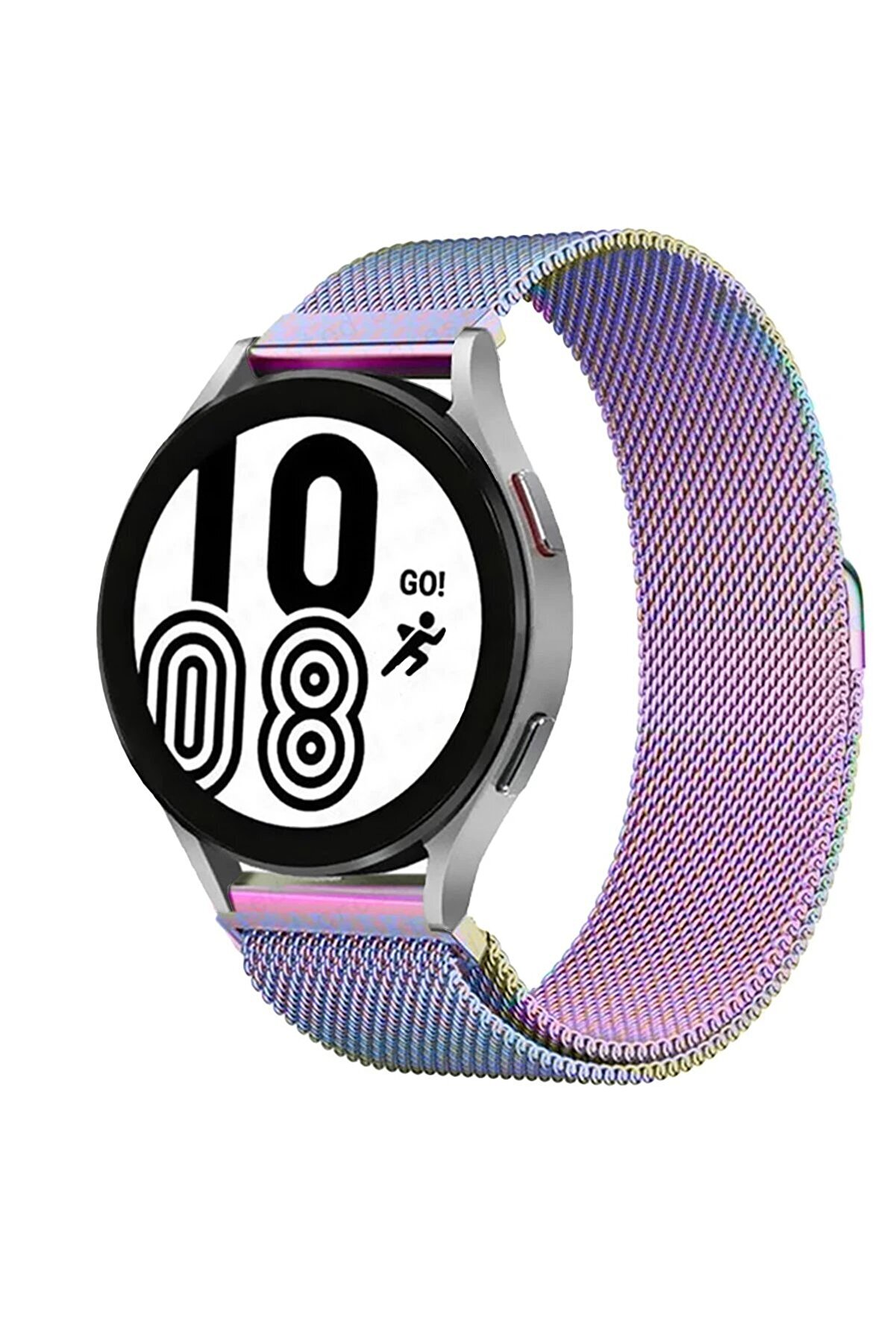 CepteToptan Watch 22mm Metal Mıknatıslı Kordon - Rainbow - DROPX3681-8044