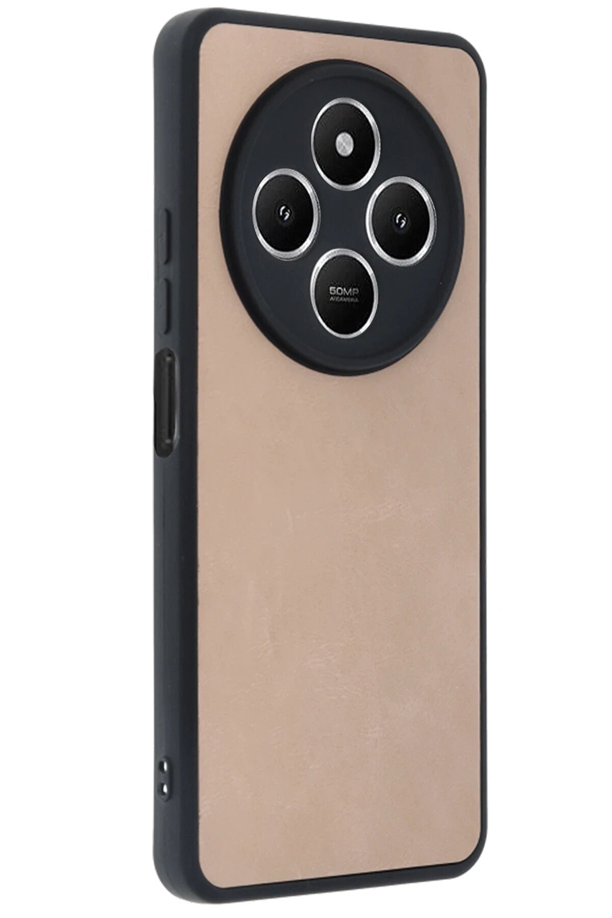 Xi̇aomi̇ Redmi̇ 14C Kılıf Aras Deri̇ Kapak - Pudra - Dropx9950-2698