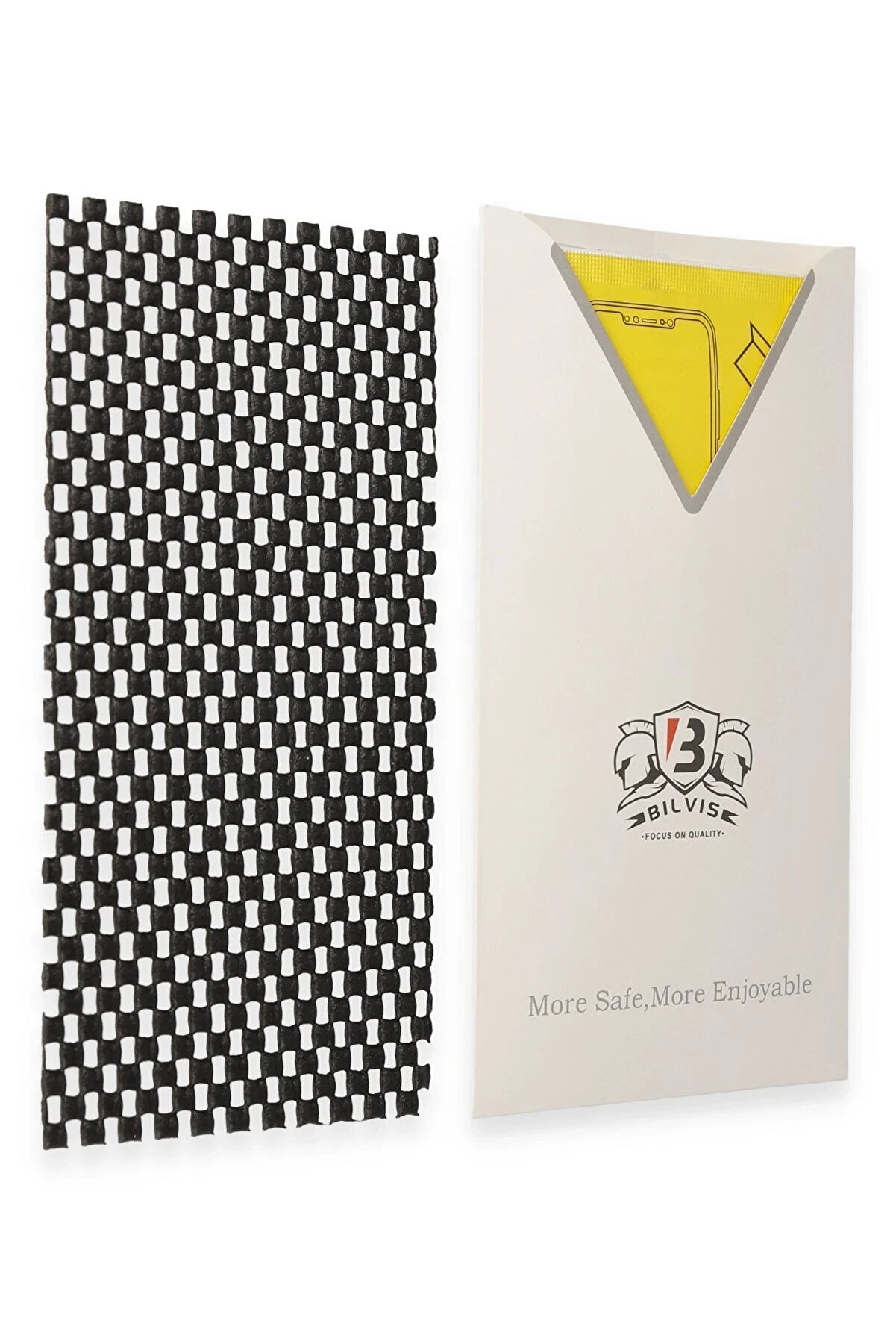 İphone 15 Bi̇lvi̇s 3D Mat Cam Ekran Koruyucu - Dropx4318-3087