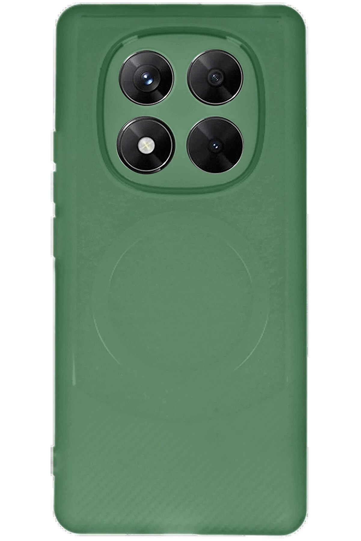 Xi̇aomi̇ Redmi̇ Note 14 Pro 5G Kılıf Maya Karbon Kapak - Koyu Yeşi̇l - Dropx4108-4800