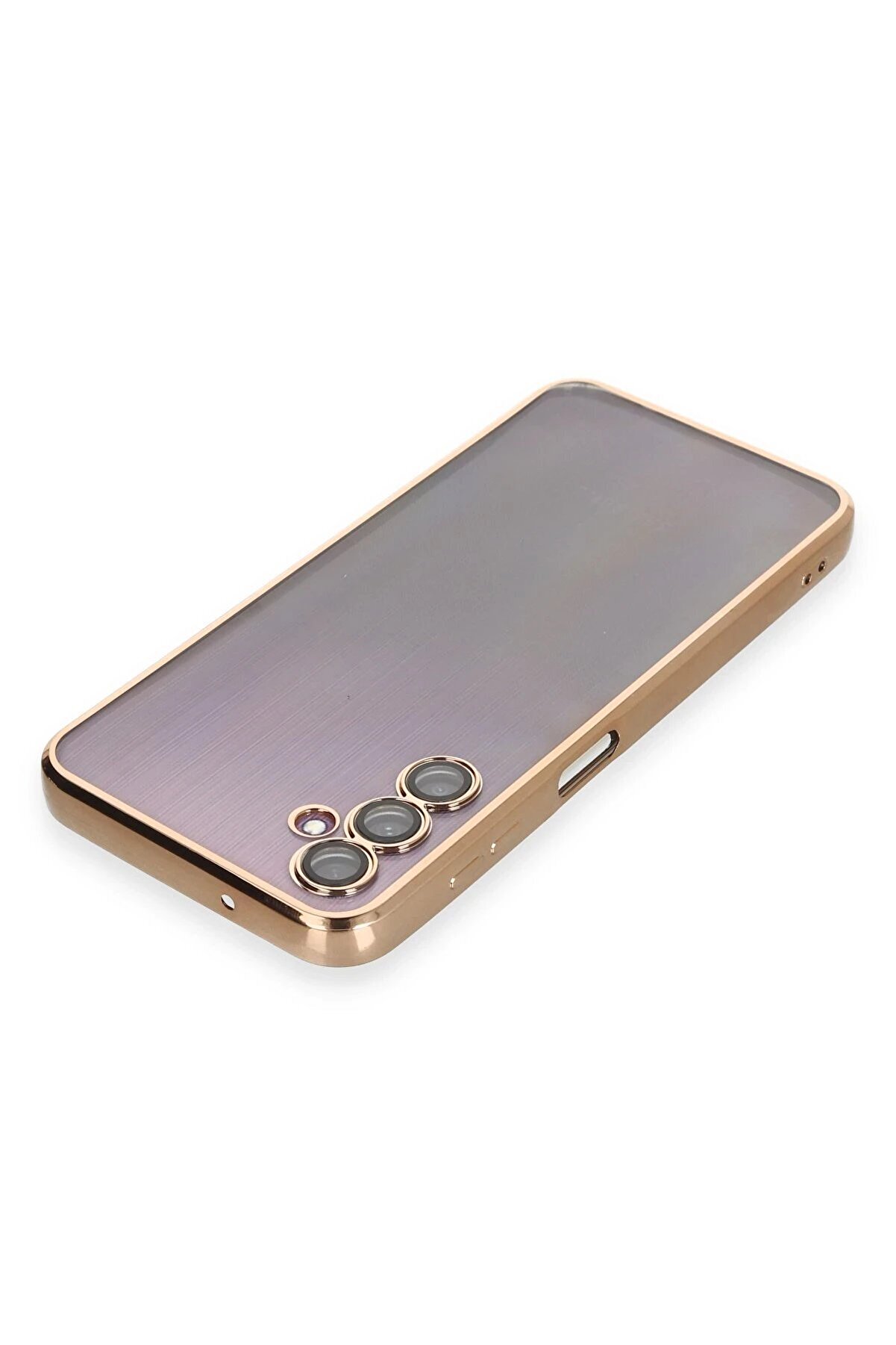 Samsung Galaxy A14 4G Kılıf Lensli̇ Si̇li̇kon - Gold - Dropx6341-5977