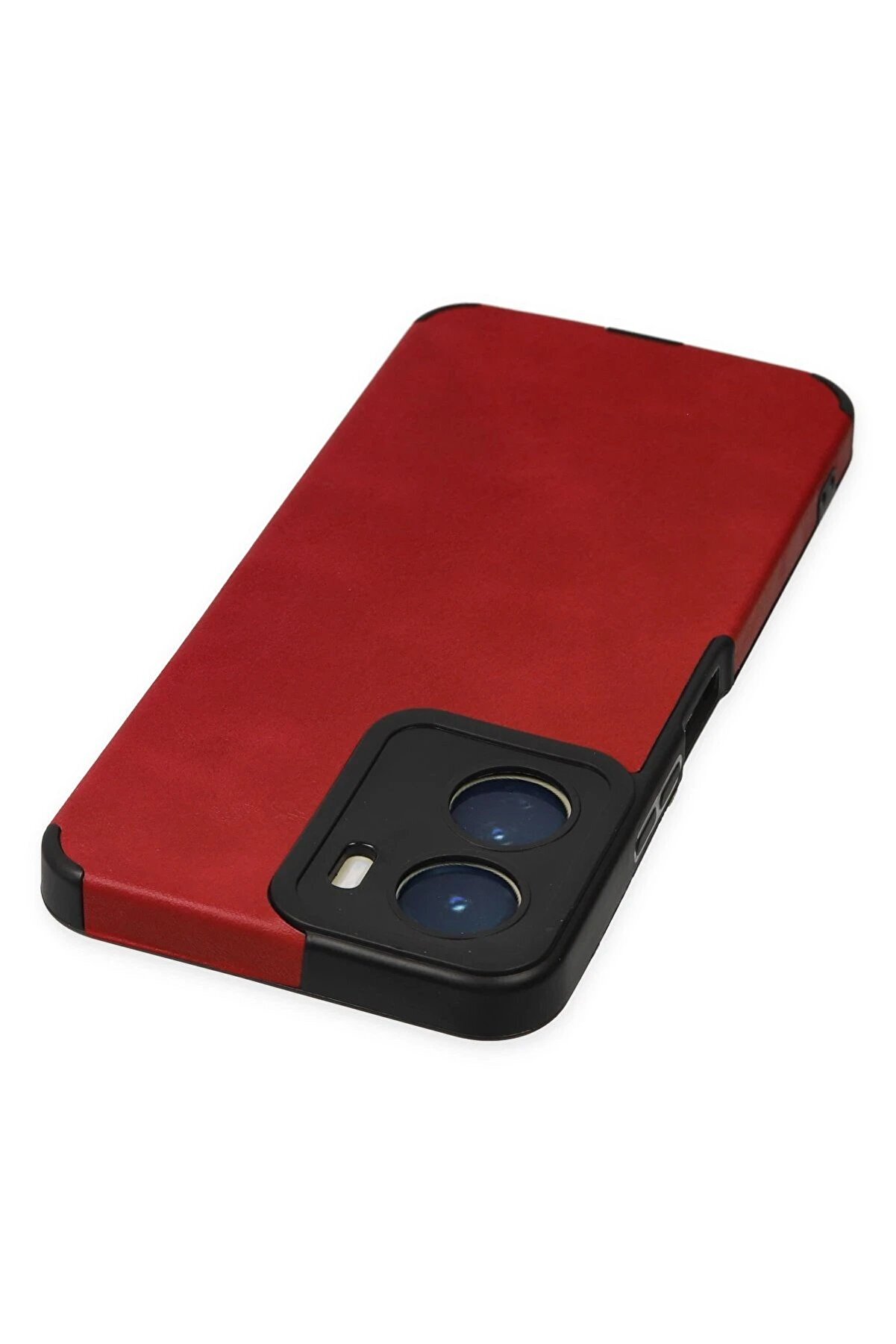 Vi̇vo Y16 Kılıf Loop Deri̇ Si̇li̇kon - Kırmızı - Dropx6526-1756