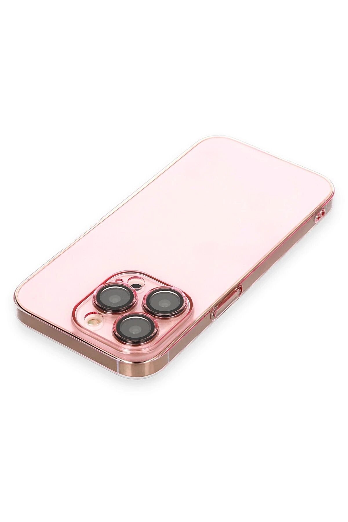 İphone 13 Pro Max Kılıf Armada Lensli̇ Kapak - Rose Gold - Dropx5247-6584