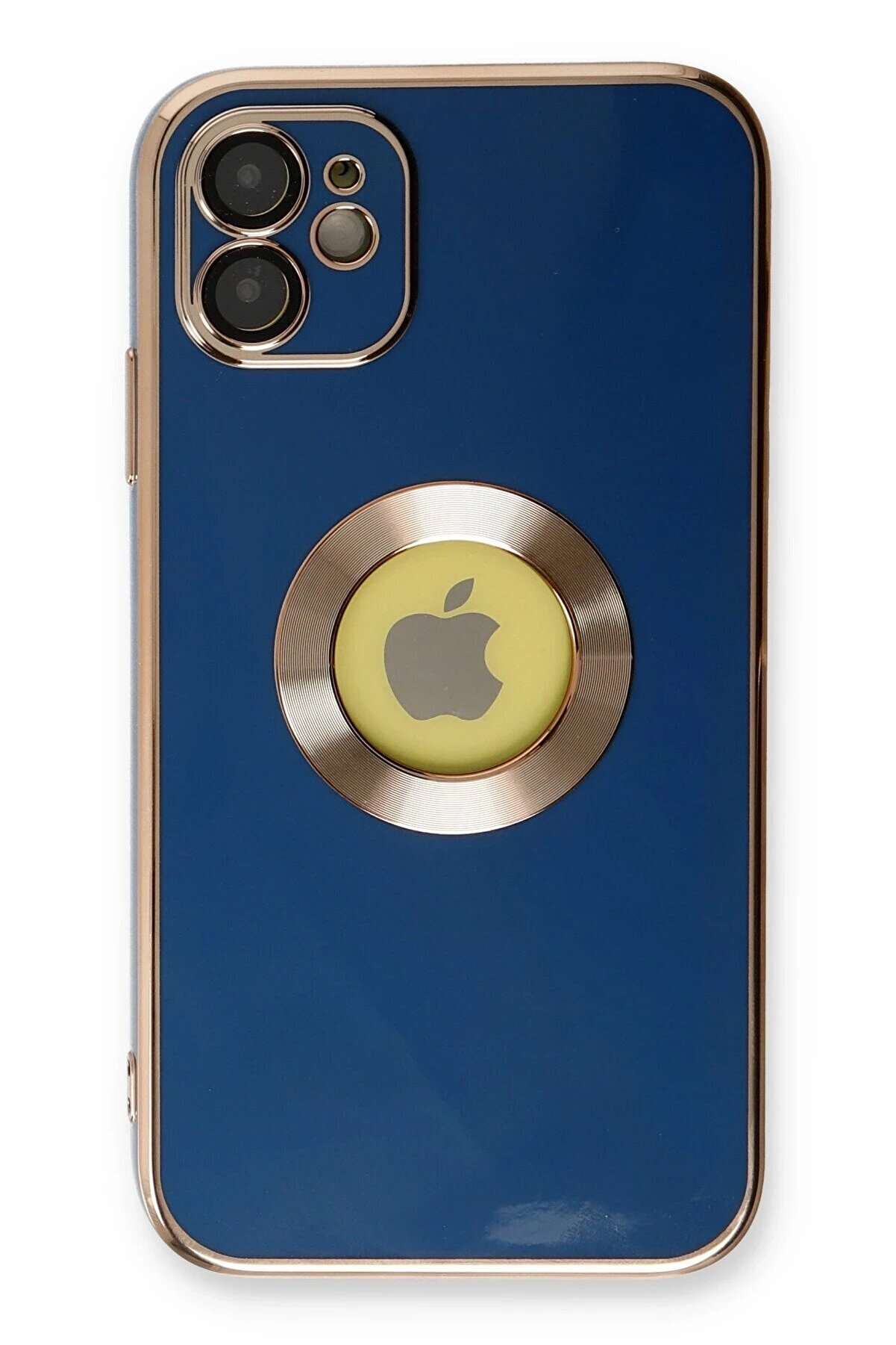 İphone 12 Kılıf Store Si̇li̇kon - Mavi̇ - Dropx4075-1606