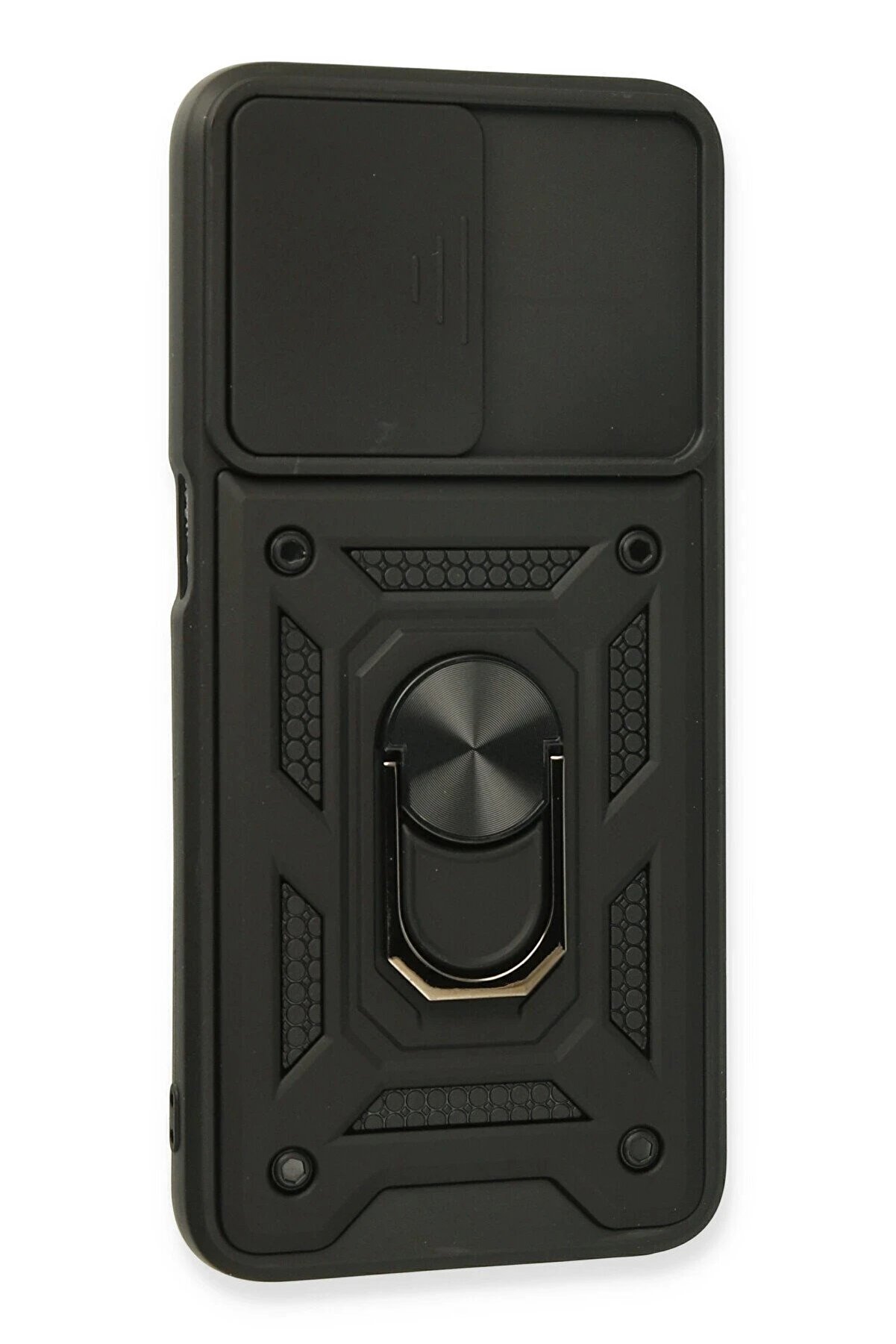 Oppo A16 Kılıf Pars Lens Yüzüklü Si̇li̇kon - Si̇yah - Dropx1744-8990