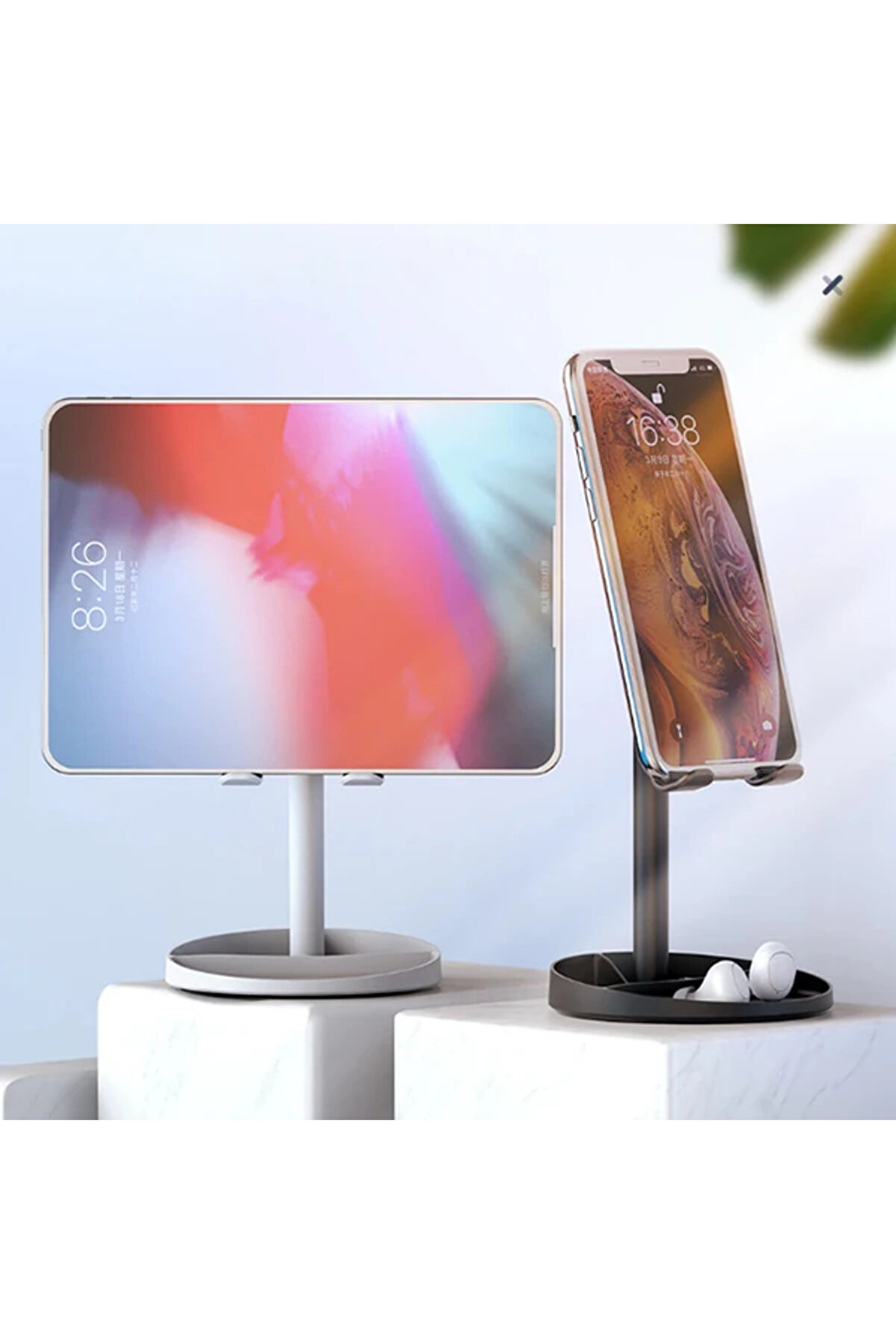 Kuulaa K2 Aynalı Cep Telefonu Ve Tablet Masaüstü Standı Tutucu-(1903) - Dropx8673-2211