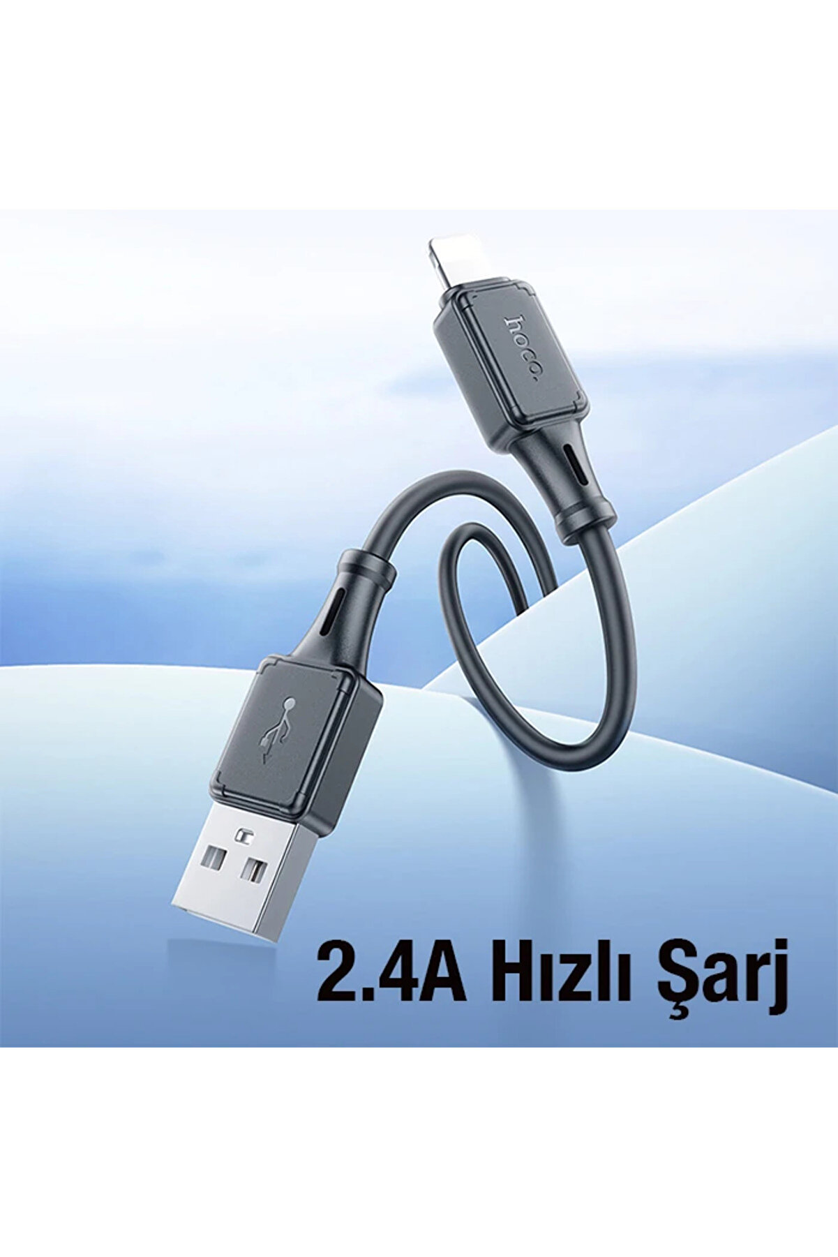 Hoco X101 Usb To İphone Li̇ghtni̇ng 2.4A Hızlı Şarj Ve Data Kablosu-(1903) - Dropx2014-3092