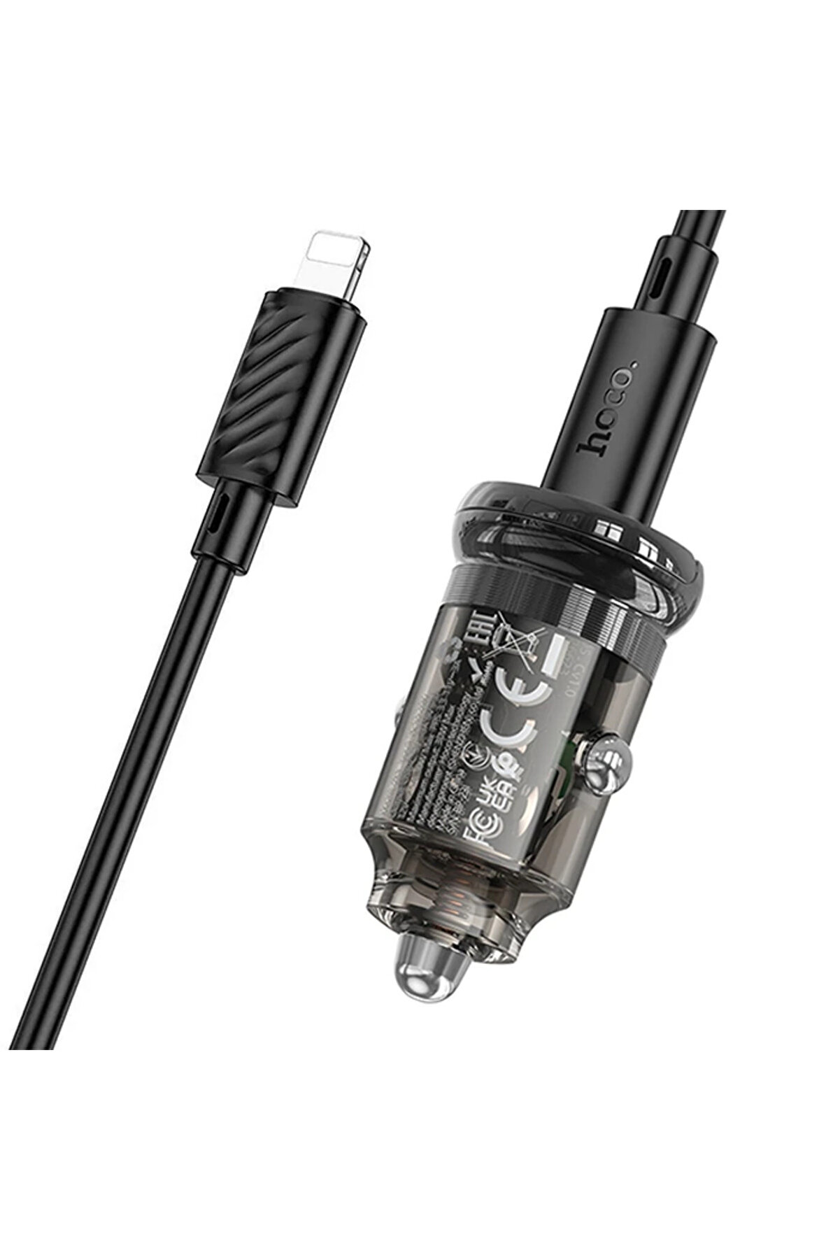 Hoco Z53 Si̇ght Si̇ngle Pd30W Type-C Gi̇ri̇şli̇ Araç Çakmaklık Hızlı Şarj Aleti̇ + - Gms8755-7220