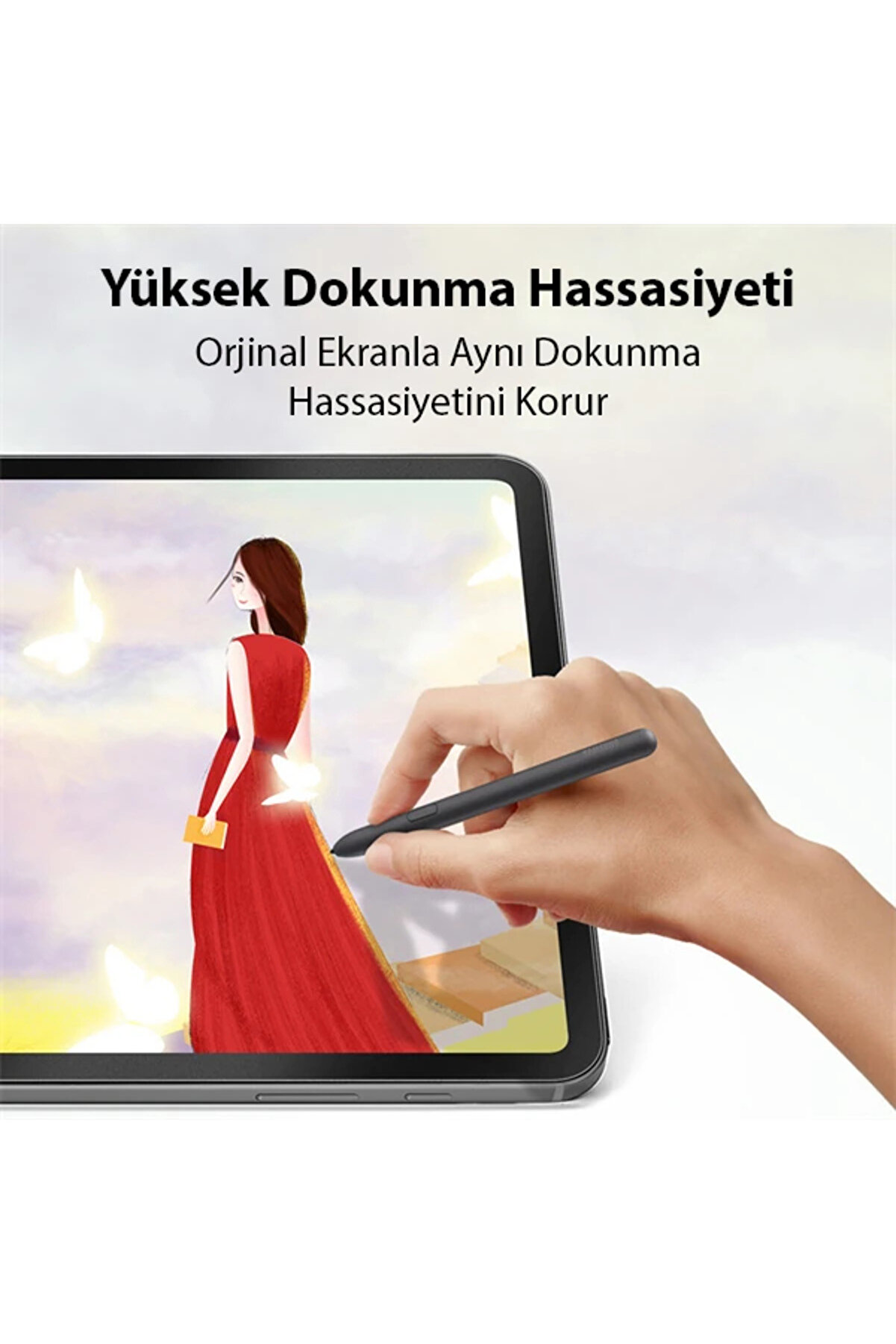 Dux Duci̇s Sm Galaxy S8/S7 Plus-S7 Fe Paperfeel Pet Ekran Koruyucu 0.15Mm Darbe Emi̇ci̇ Fi̇lm-(5775)