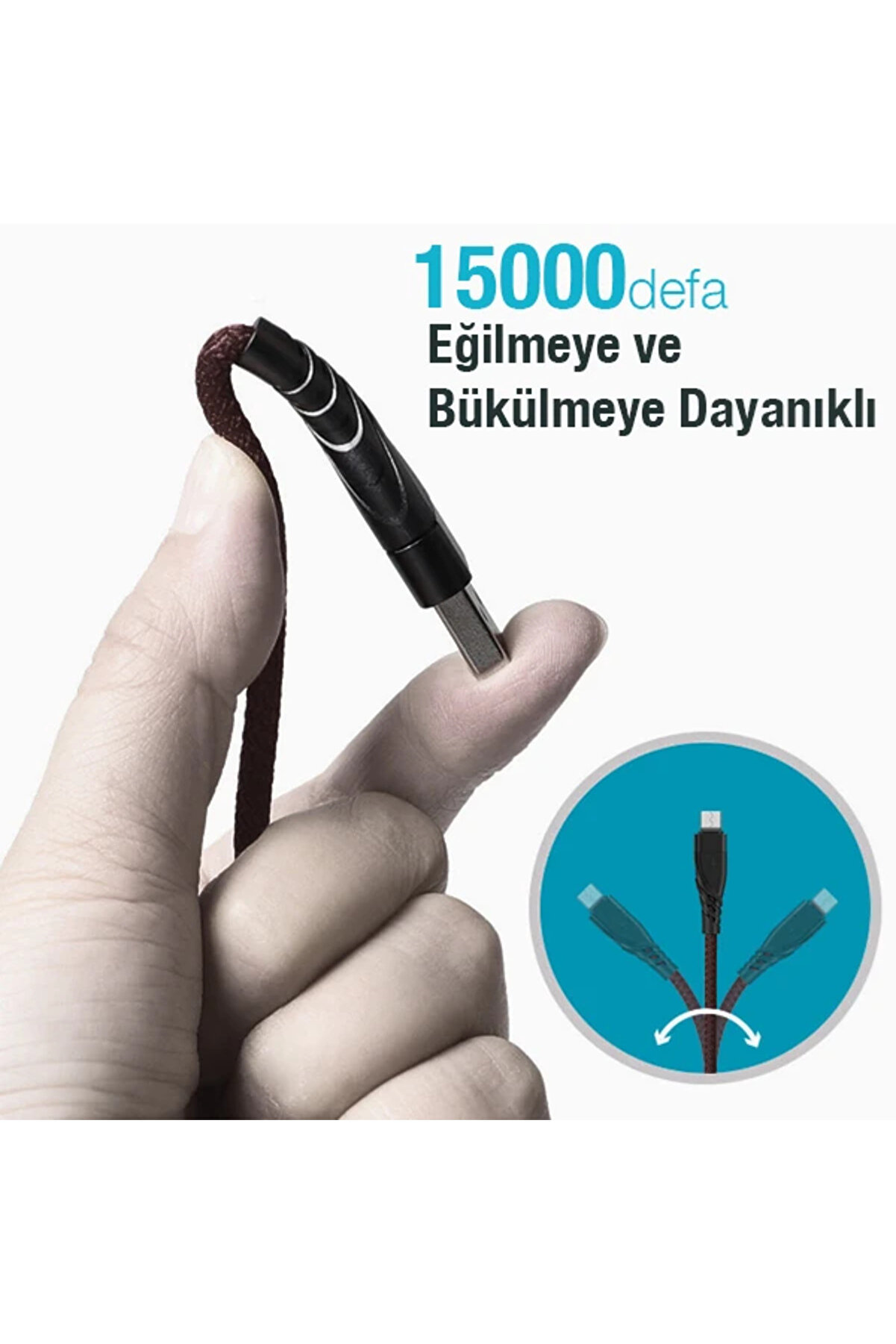 Ally Qc3.0 Usb To Type-C Hızlı Şarj Kablosu-(5775) - Gms6588-6231