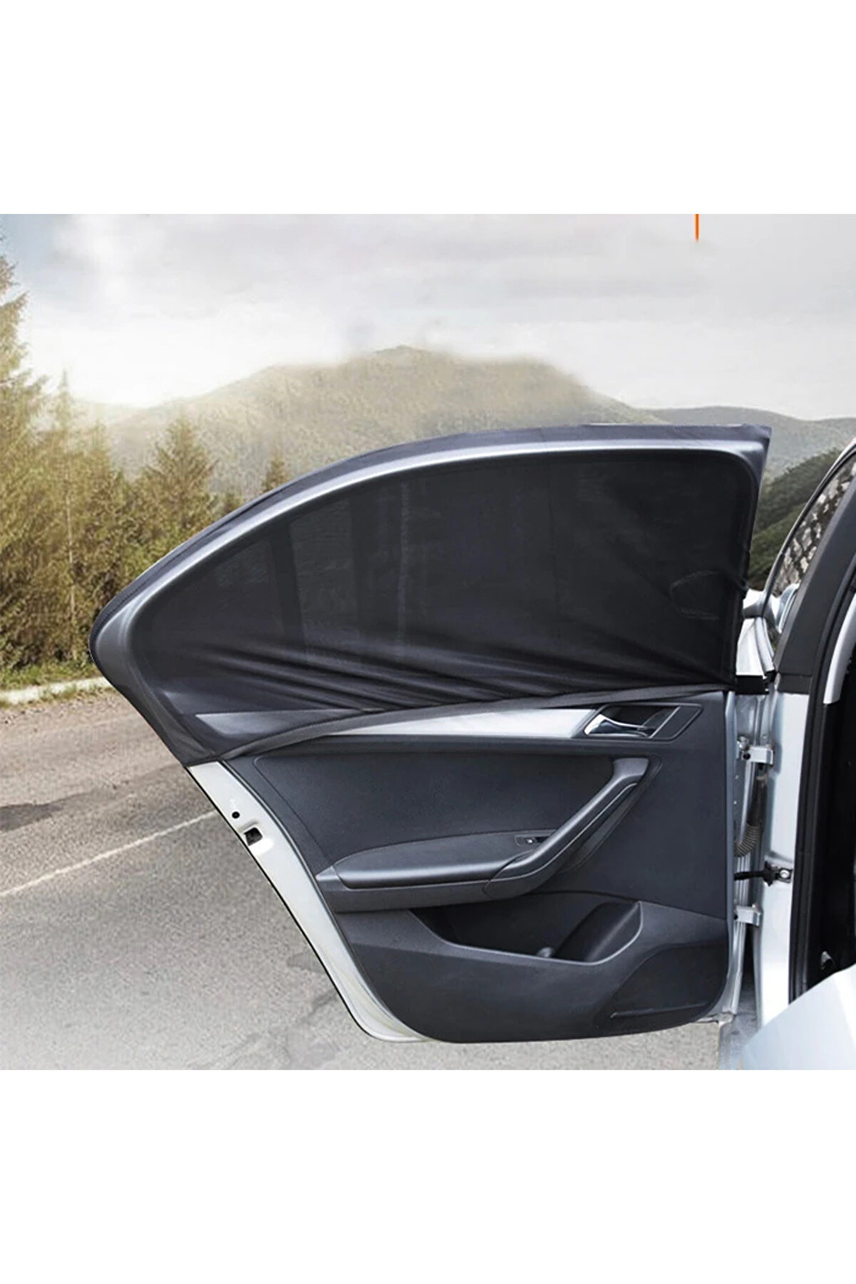 Ally Araba Yan Cam Perdesi̇ Si̇nekli̇k Araç Oto Güneşli̇k Örtü Perde Kılıf-(1 - Dropx2340-4753