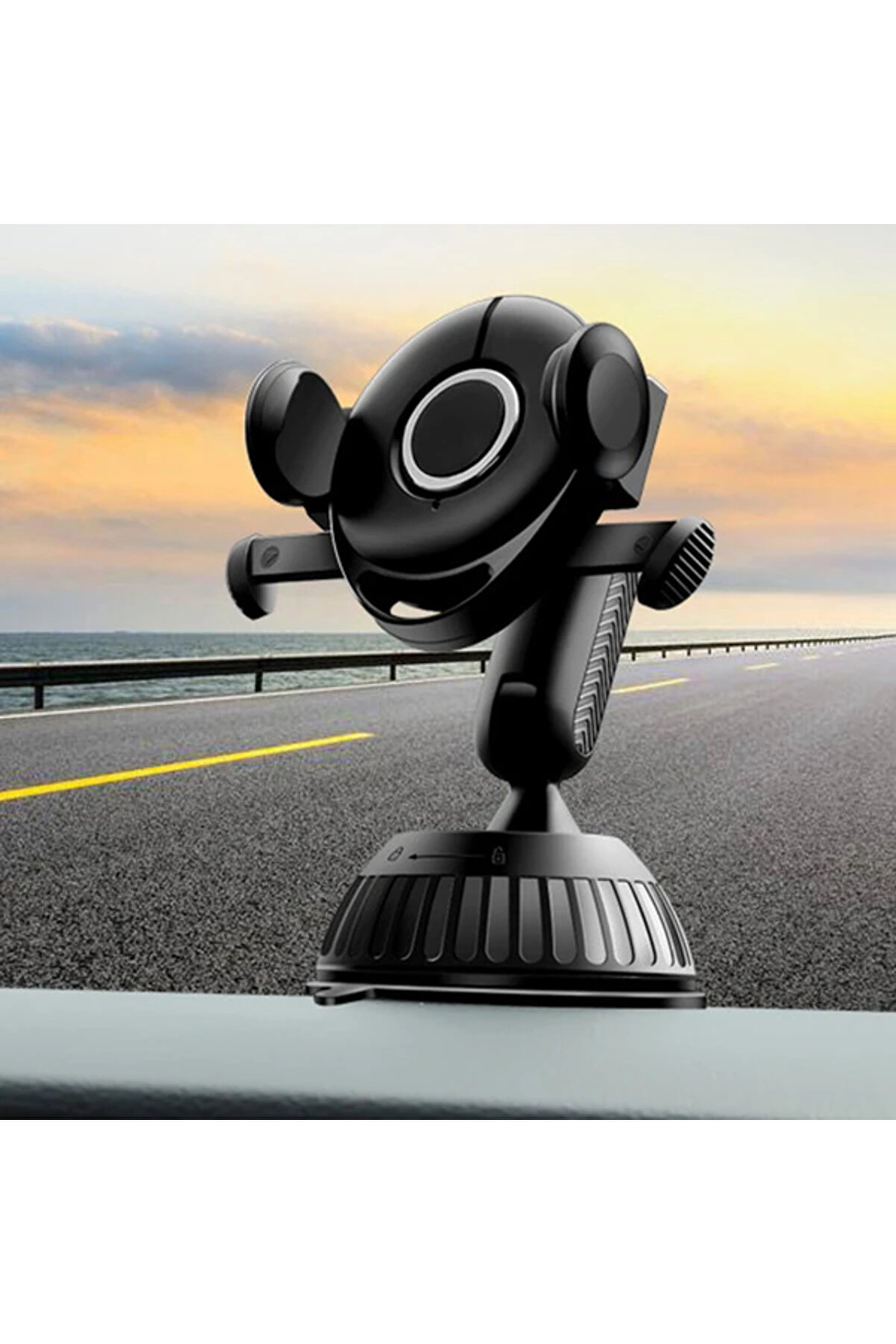 Ally 208-Z Araç Torpi̇do Uzeri̇ 360 Dönerli̇ Telefon Tutucu-(1903) - Dropx6163-7649