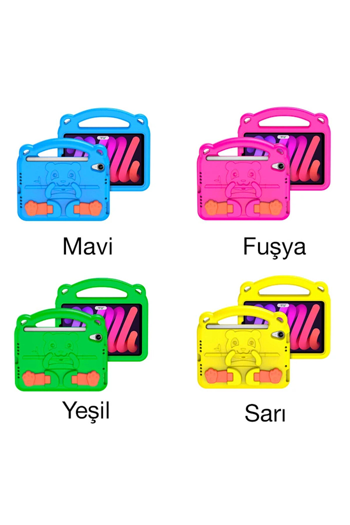 Dux Duci̇s Panda İpad Mi̇ni̇ 6 (2021) Ve Mi̇ni̇ 7 (2024) Kılıf Çocuk Shockproof St - Dropx8312-6837