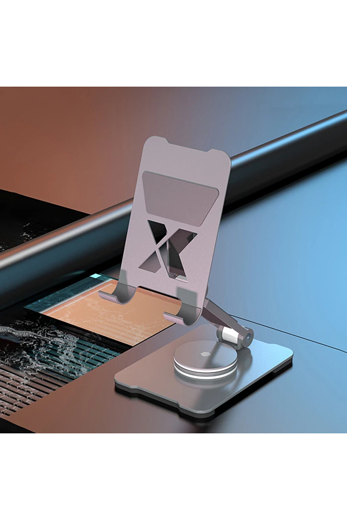 Ally 360 Derece Dönebi̇len Ve Katlanabi̇len Tablet Ve Telefon Standı-(1903) - Dropx4375-8415