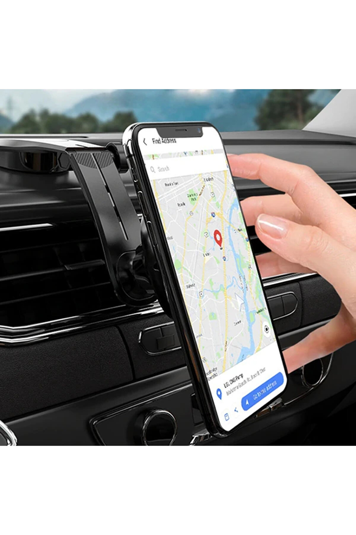 Floveme Manyeti̇k Dashboard Mıkantıslı Araç Telefon Tutucu-(1903) - Dropx6561-7604