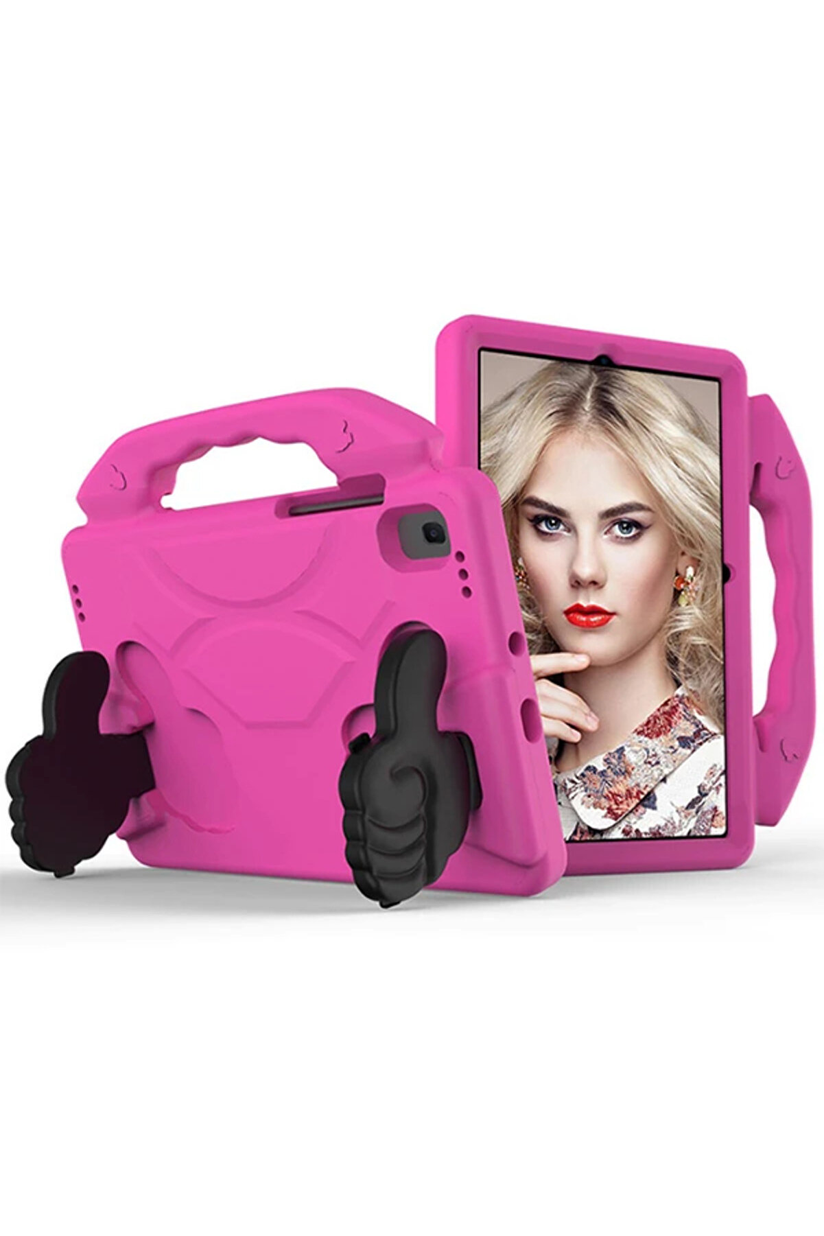 CepteToptan Galaxy Tab S6 Lite P610- P615 Tab 7 10.4 T500-T505 Kılıf Eva Çocuk Shock - DROPX6460-1969