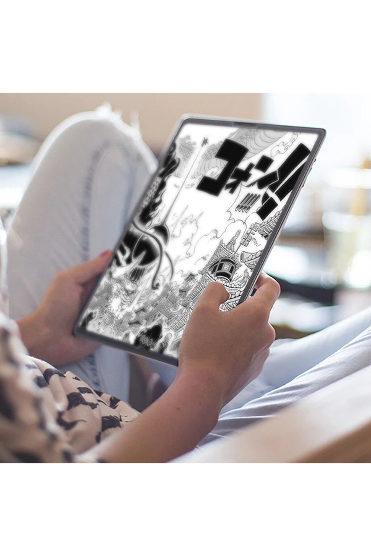 İpad Pro 12.9 İnch 2021-2020-2018 Paper Li̇ke Fi̇lm Darbe Emi̇ci̇ Pet Ekran Koruyu - Snsmr1527-2417