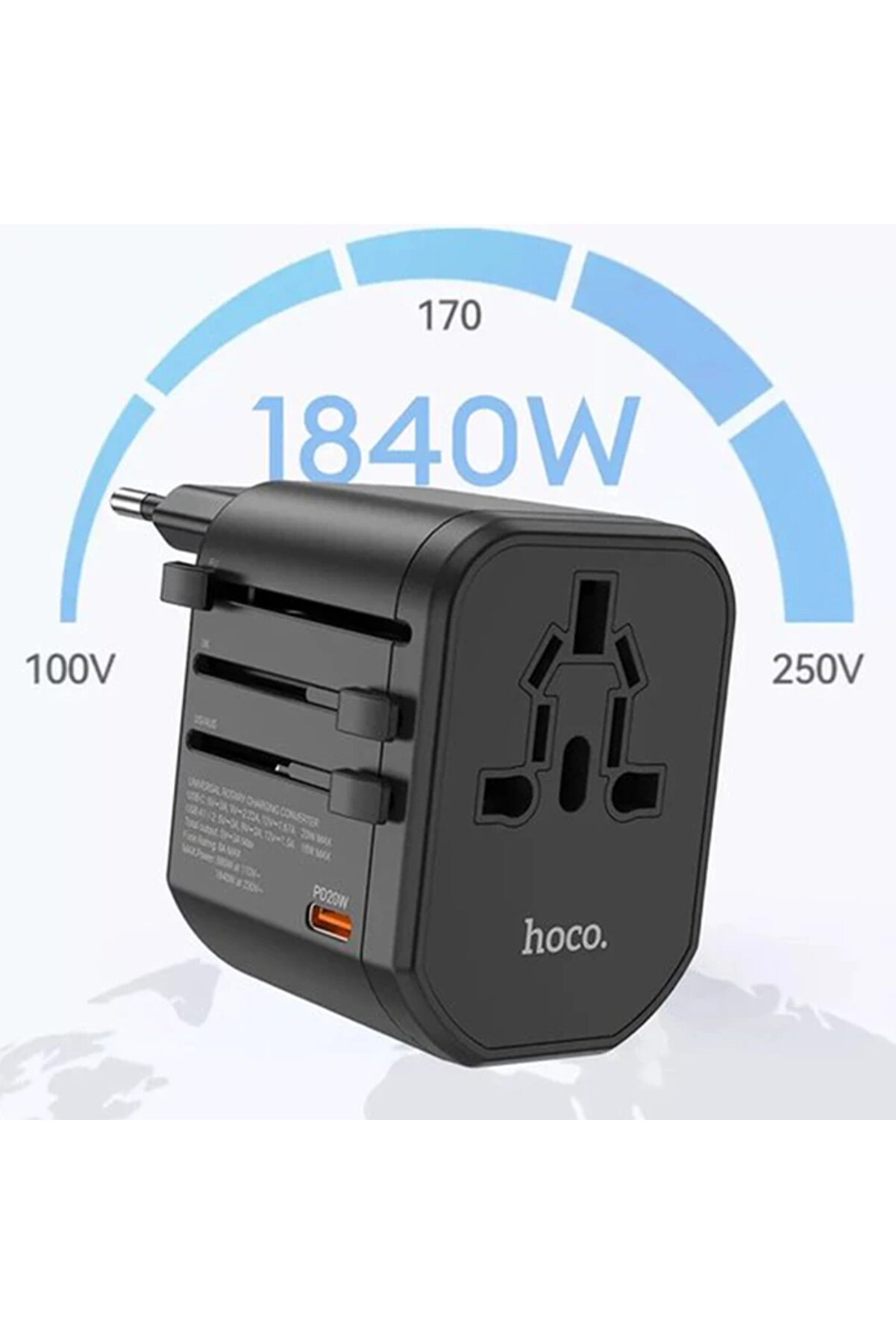 Hoco Ac15 20W Pd Qc 3.0 Hızlı Şarj Uni̇versal Pri̇z-(1903) - Dropx3551-1022