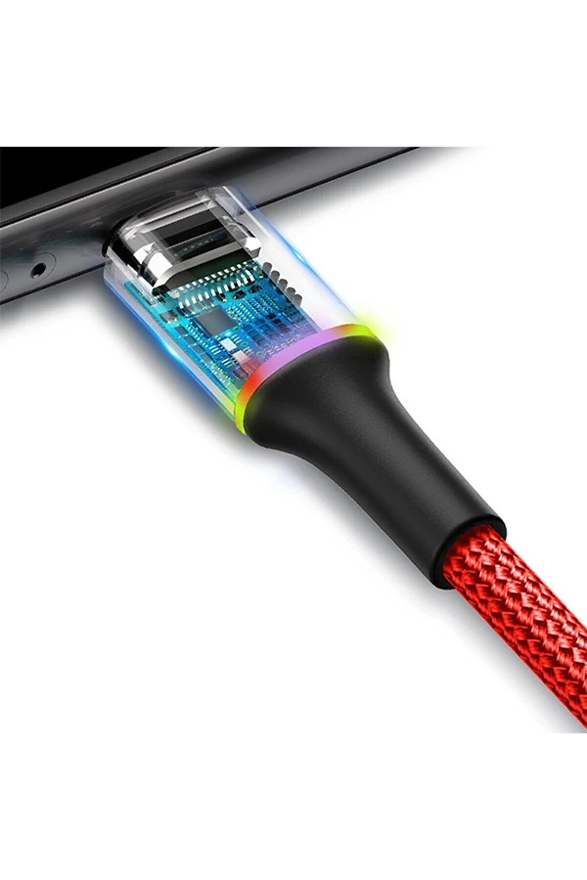 Halo Mi̇kro Usb 3A Hızlı Şarj 0.25Cm Kısa Power Bank İçi̇n Şarj Kablosu-(5775) - Gms1814-9979