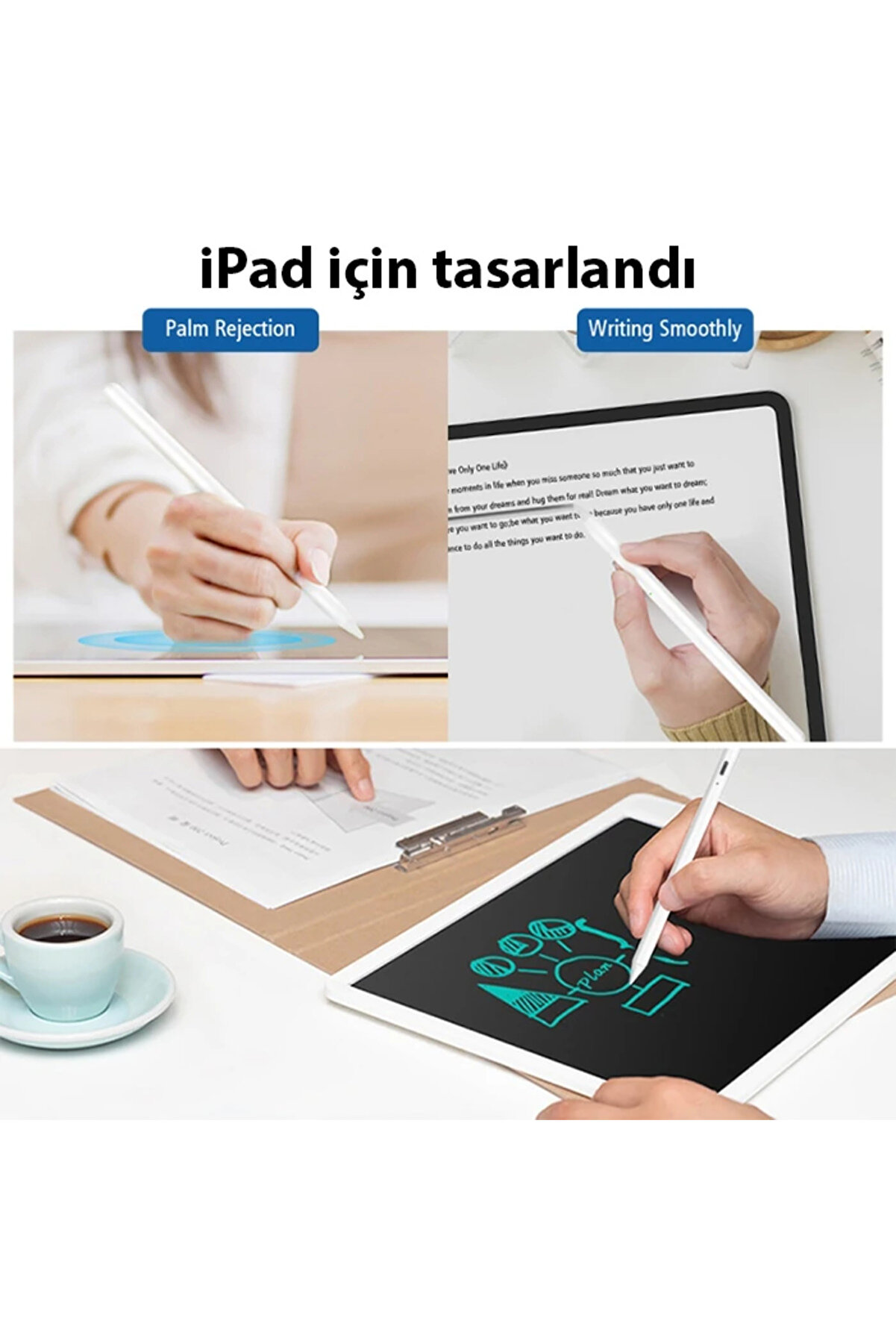 Ally Uni̇versal Acti̇ve Touch Kapasi̇ti̇f Stylus Tablet-Telefon Dokunmati̇k Kalem-(5775) - Gms4592-4037