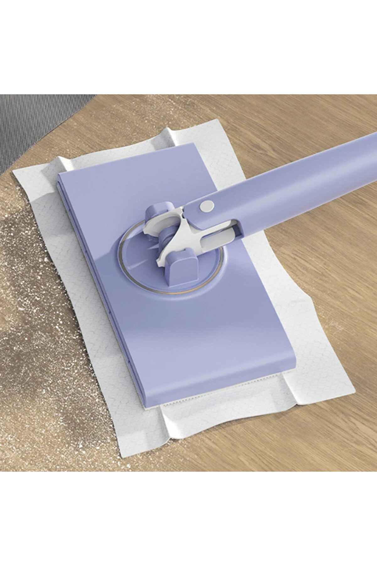 pazarcraft mrpurple Ally Yüzey Temizlik Havlusu Kullan At Temizlik Bezi için Küçük Otomatik Mini Mop - 4Adet Be